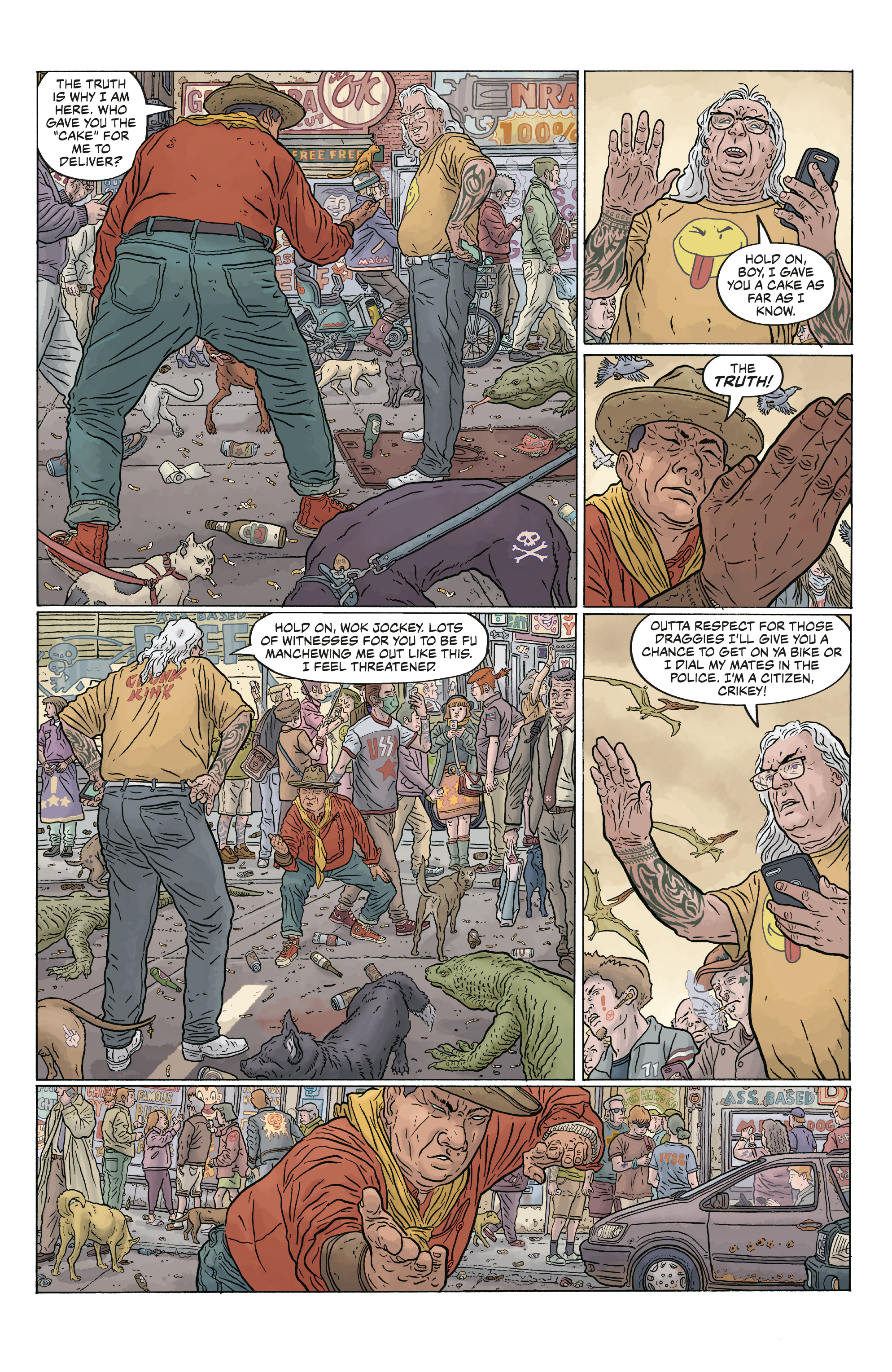 Read online Shaolin Cowboy: Cruel to Be Kin comic -  Issue #5 - 5
