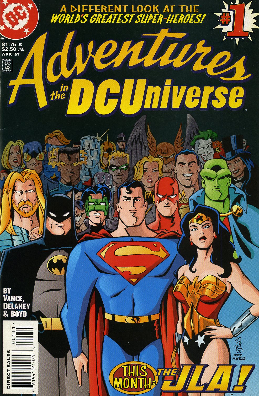Read online Adventures in the DC Universe comic -  Issue #1 - 1