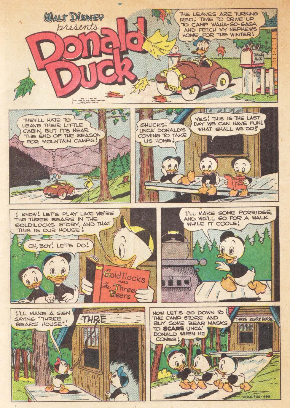 Read online Walt Disney's Comics and Stories comic -  Issue #110 - 3