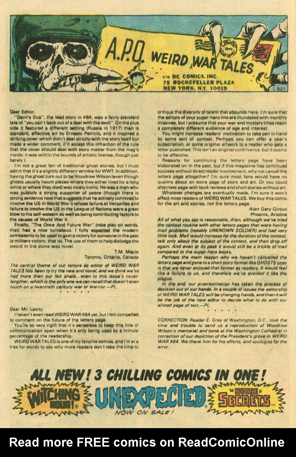 Read online Weird War Tales (1971) comic -  Issue #89 - 12