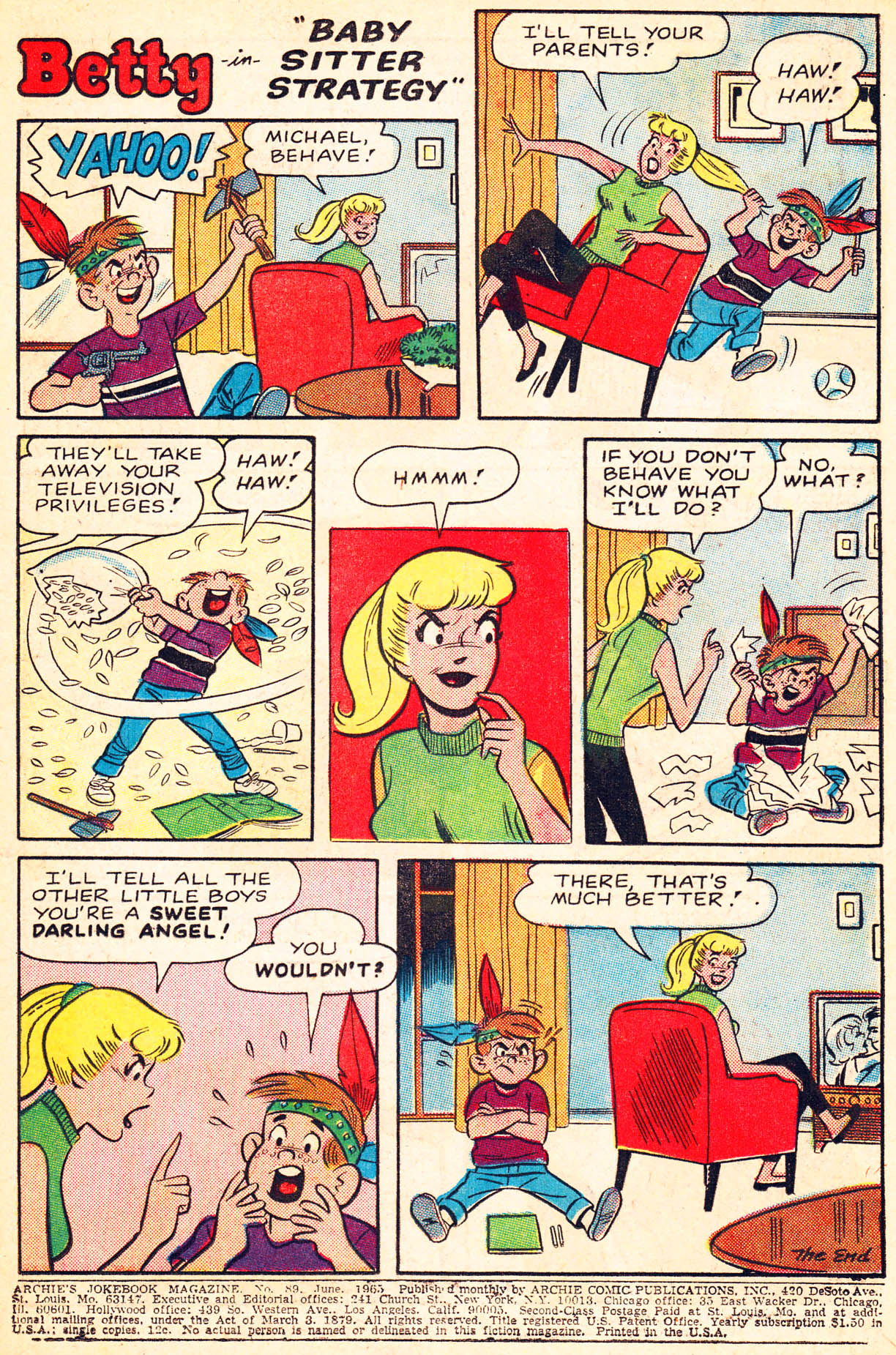 Read online Archie's Joke Book Magazine comic -  Issue #89 - 3