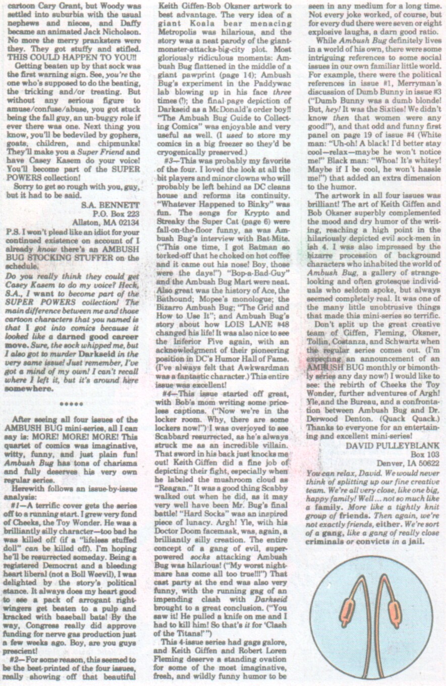 Read online Ambush Bug Stocking Stuffer comic -  Issue # Full - 43