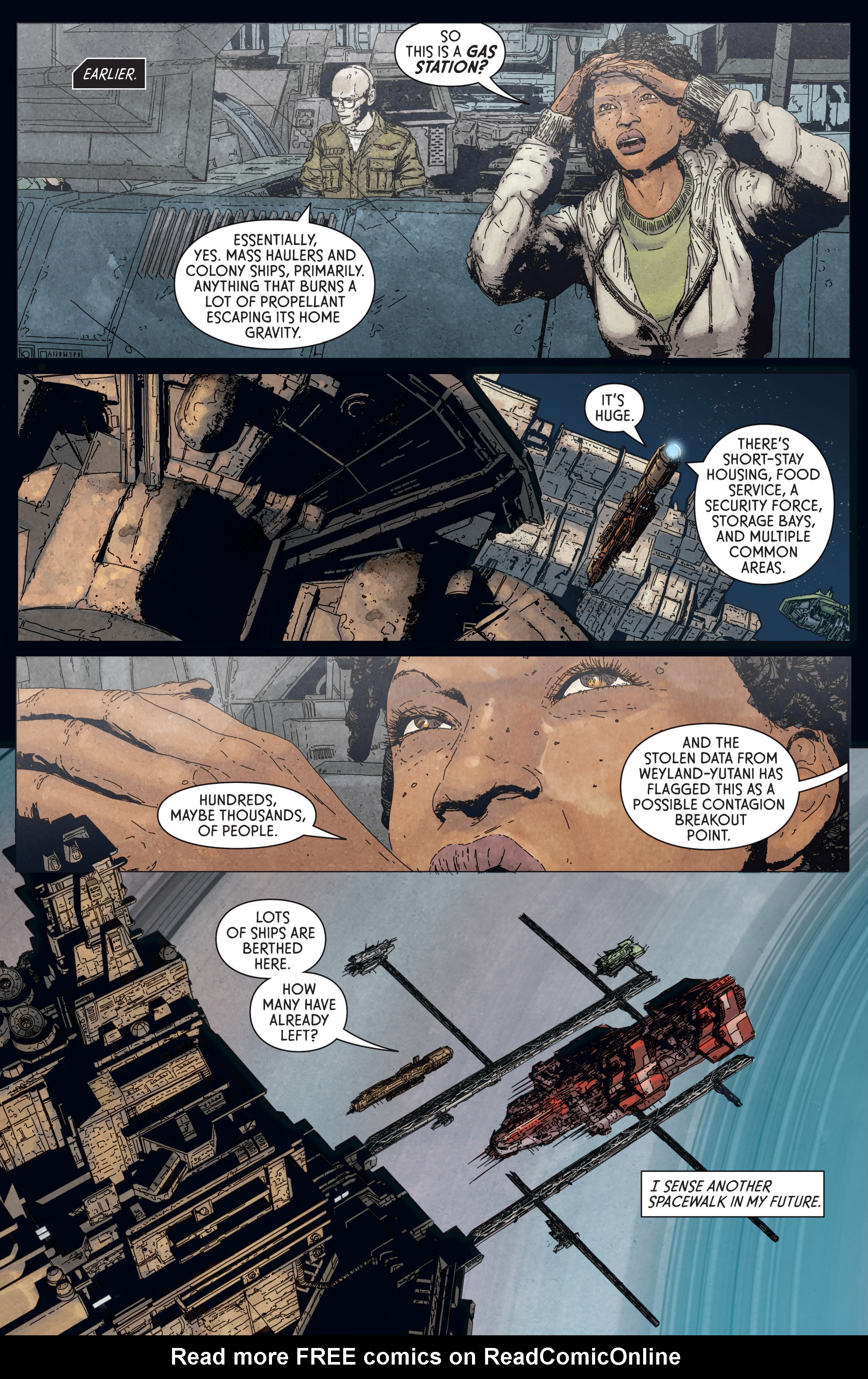 Read online Aliens: Defiance comic -  Issue #5 - 8