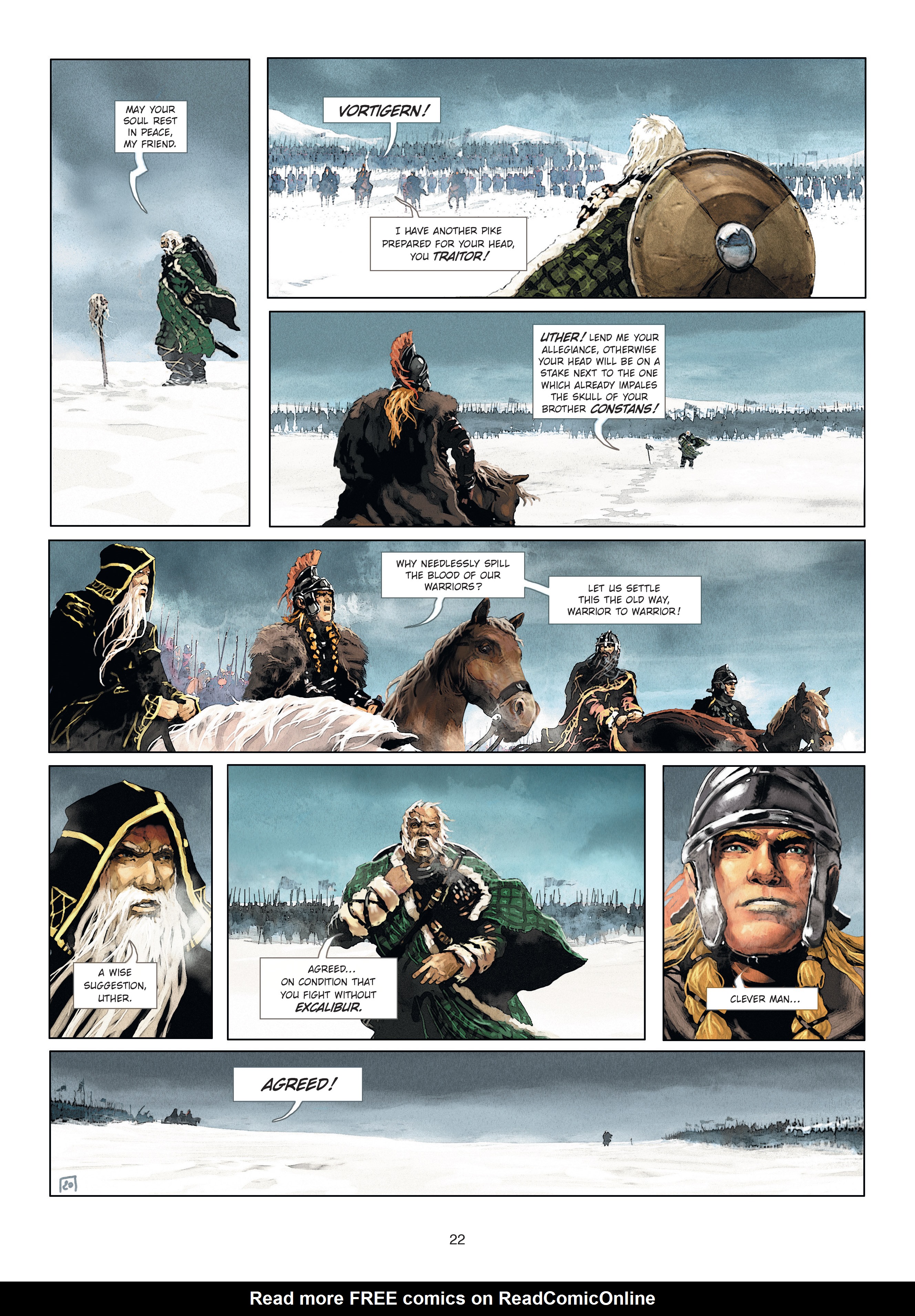 Read online Excalibur - The Chronicles comic -  Issue # TPB 1 - 21