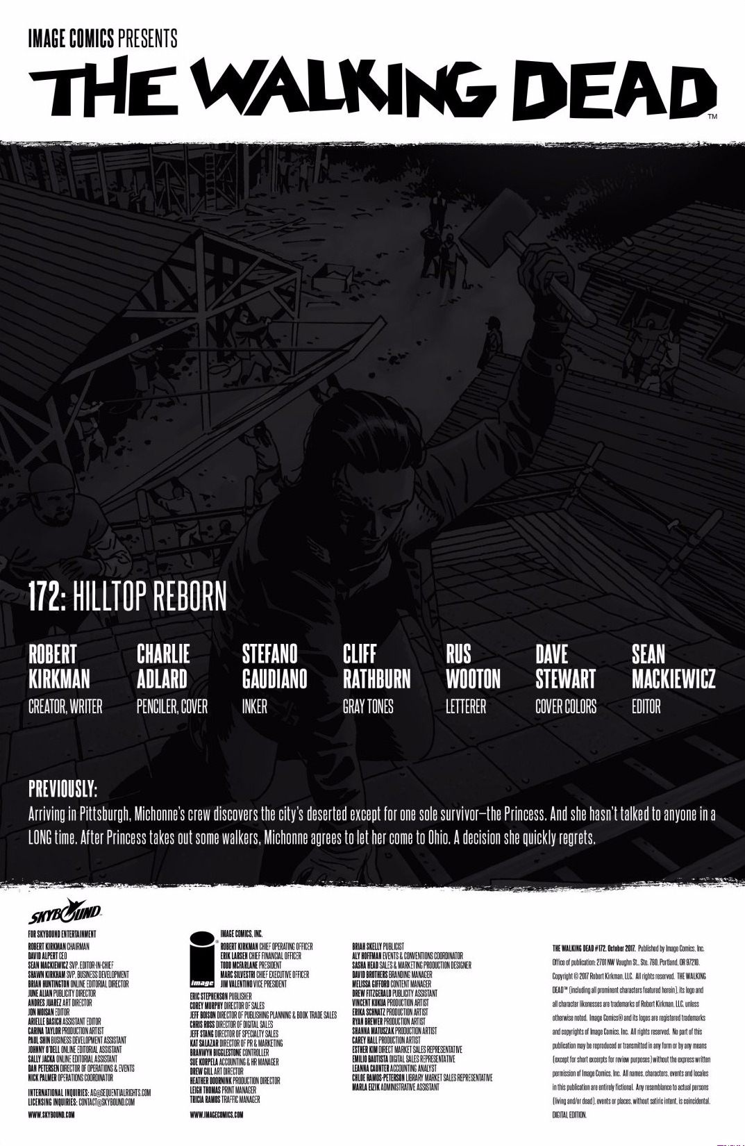 Read online The Walking Dead comic -  Issue #172 - 2