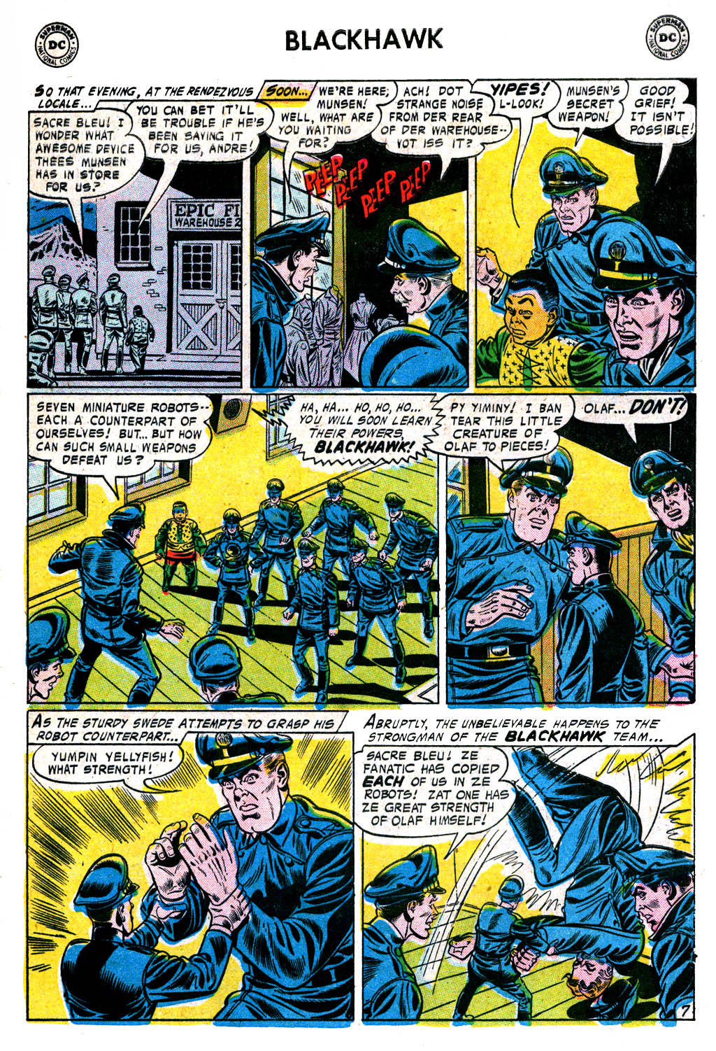 Read online Blackhawk (1957) comic -  Issue #111 - 9