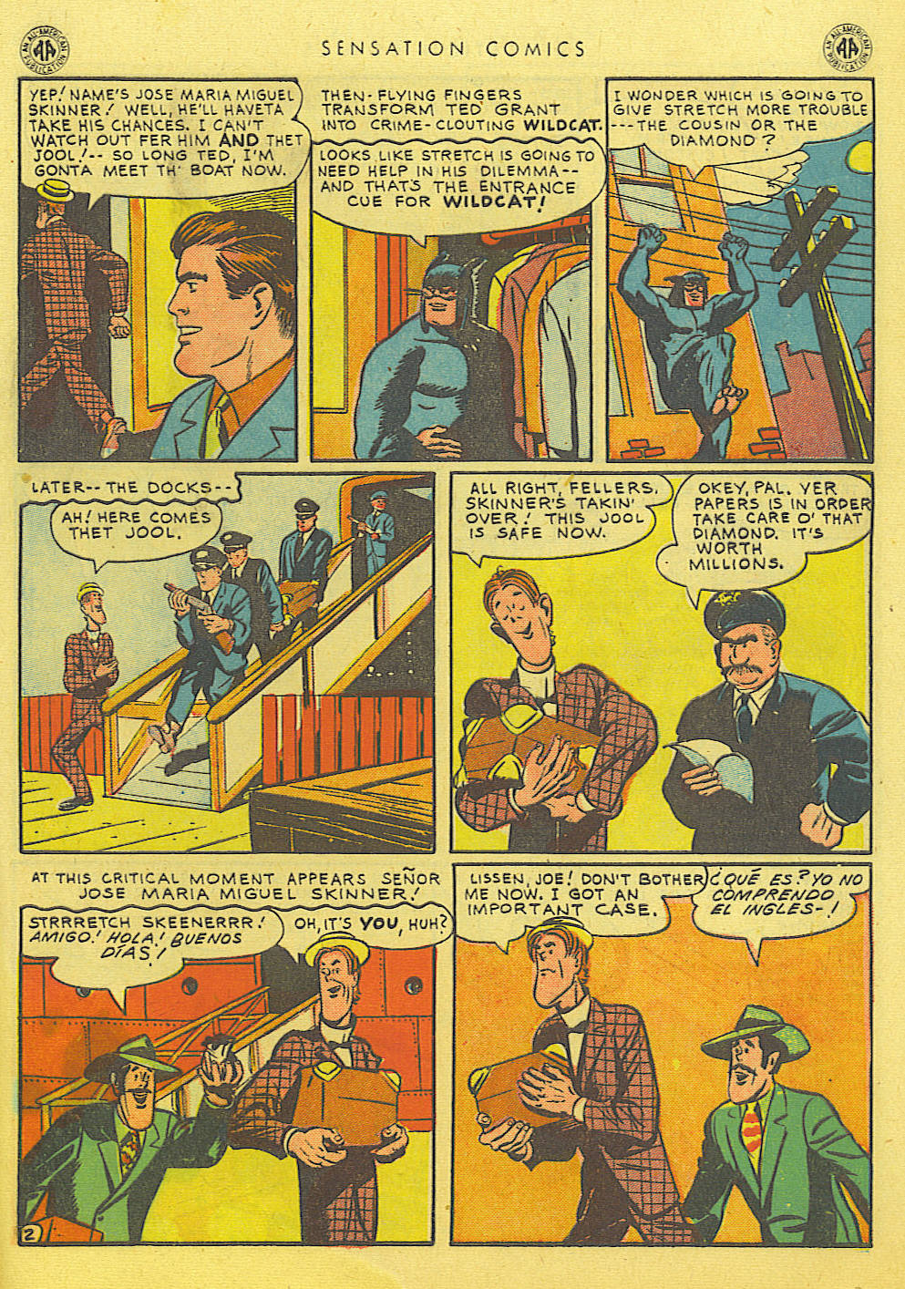 Read online Sensation (Mystery) Comics comic -  Issue #39 - 43
