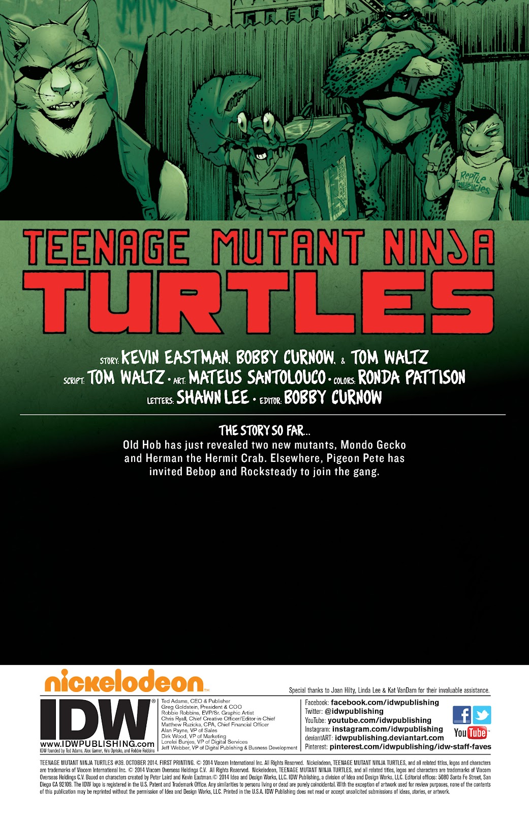 Teenage Mutant Ninja Turtles (2011) issue 39 - Page 2
