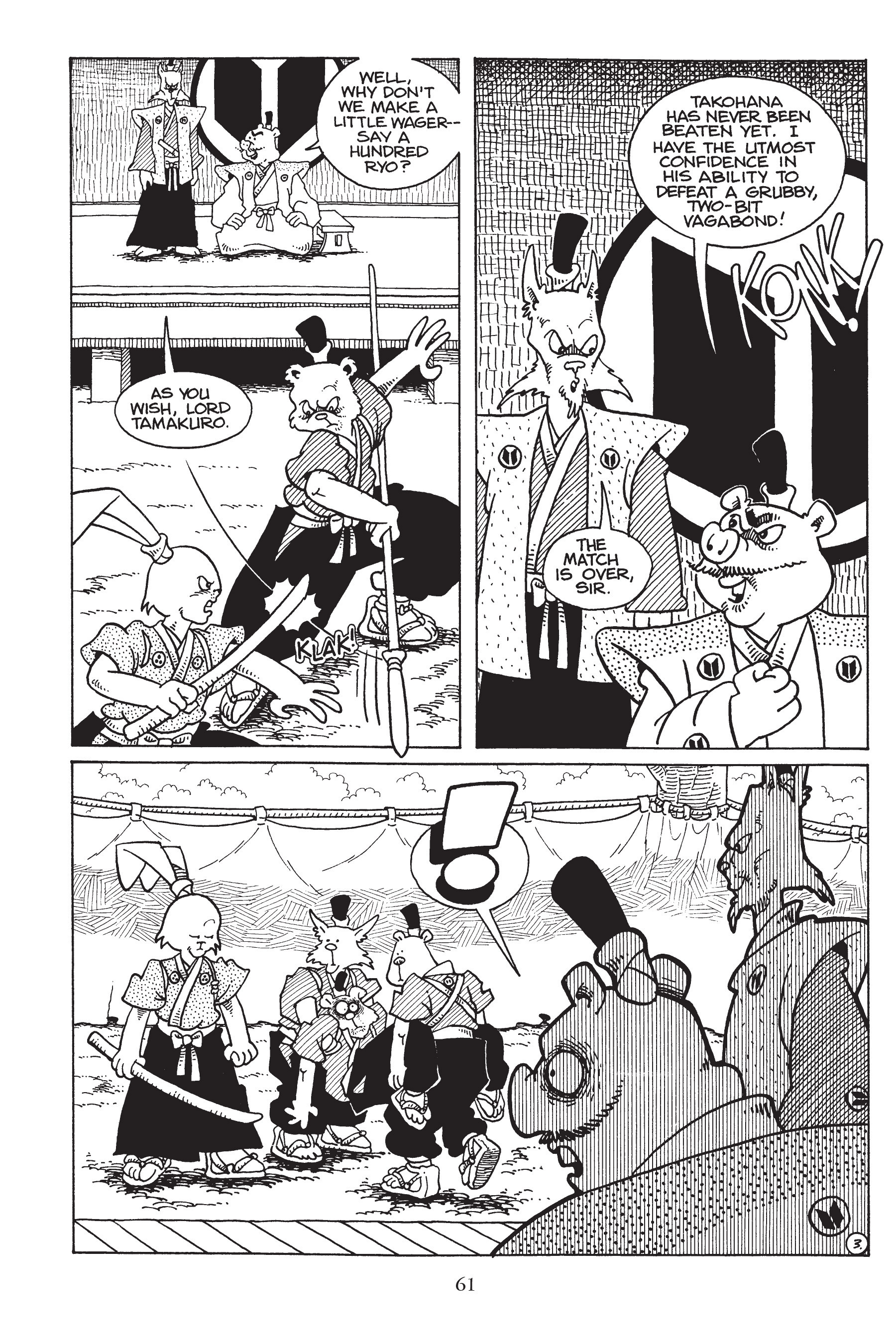 Read online Usagi Yojimbo (1987) comic -  Issue # _TPB 4 - 61