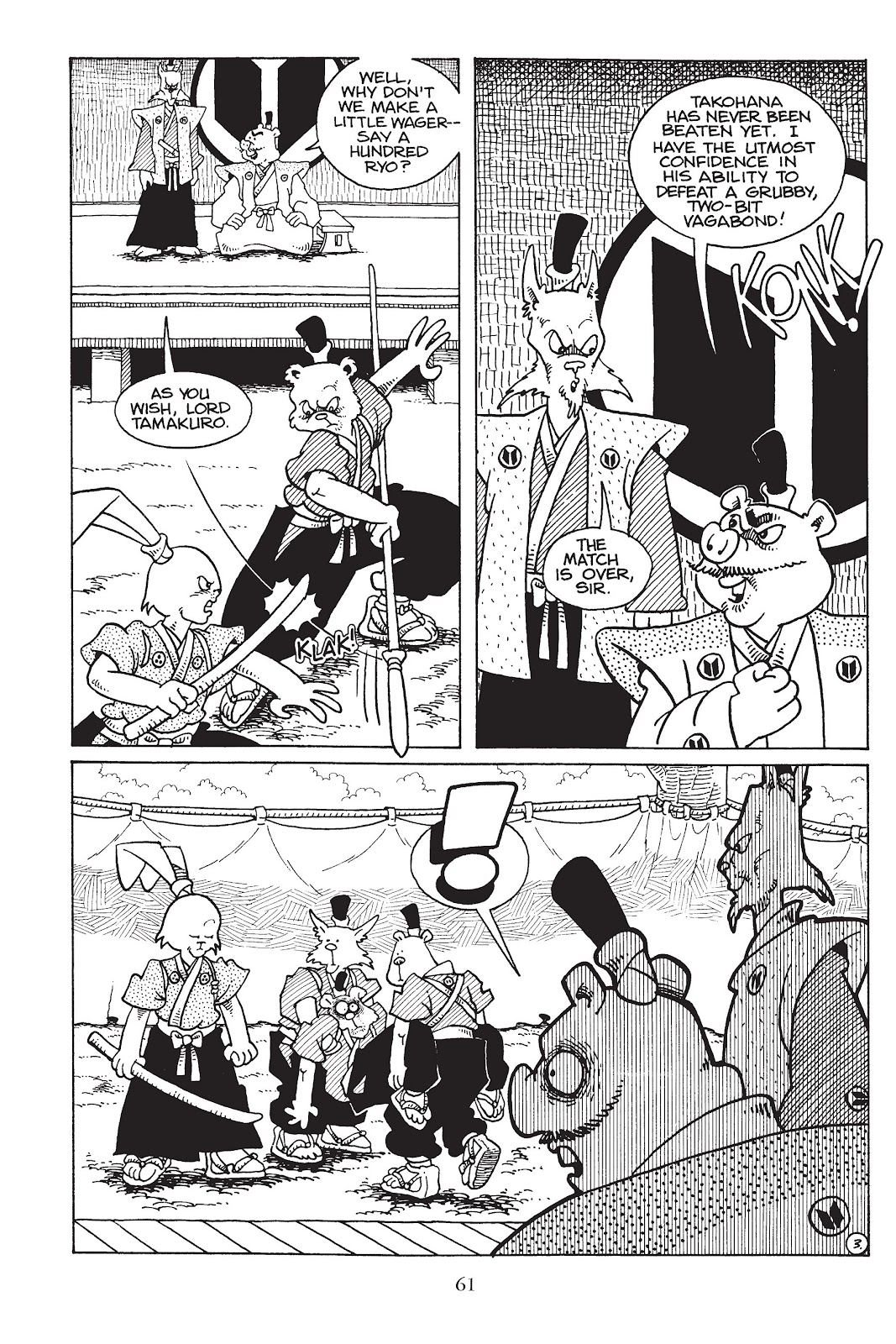 Usagi Yojimbo (1987) issue TPB 4 - Page 61