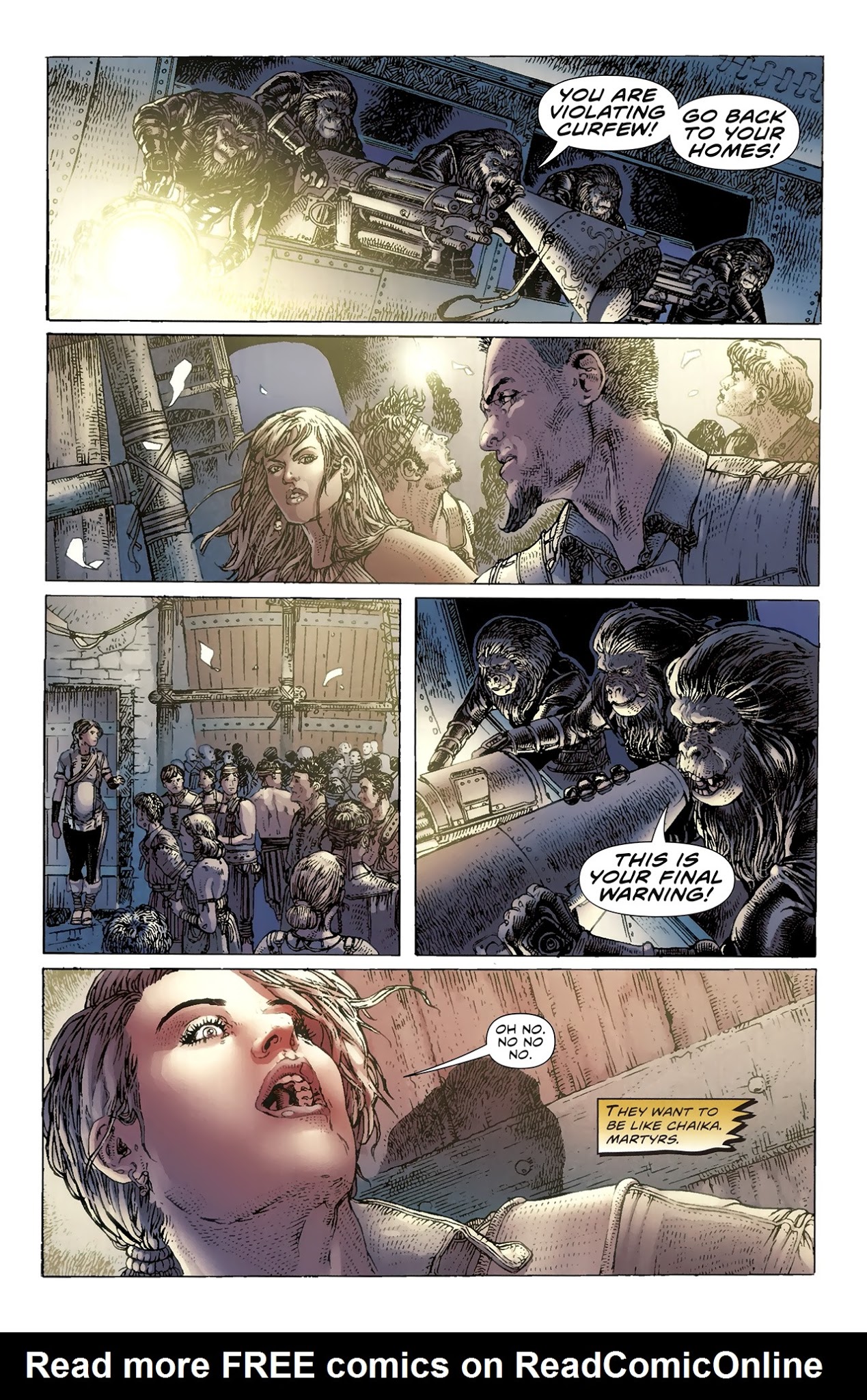 Read online Planet of the Apes (2011) comic -  Issue #5 - 20