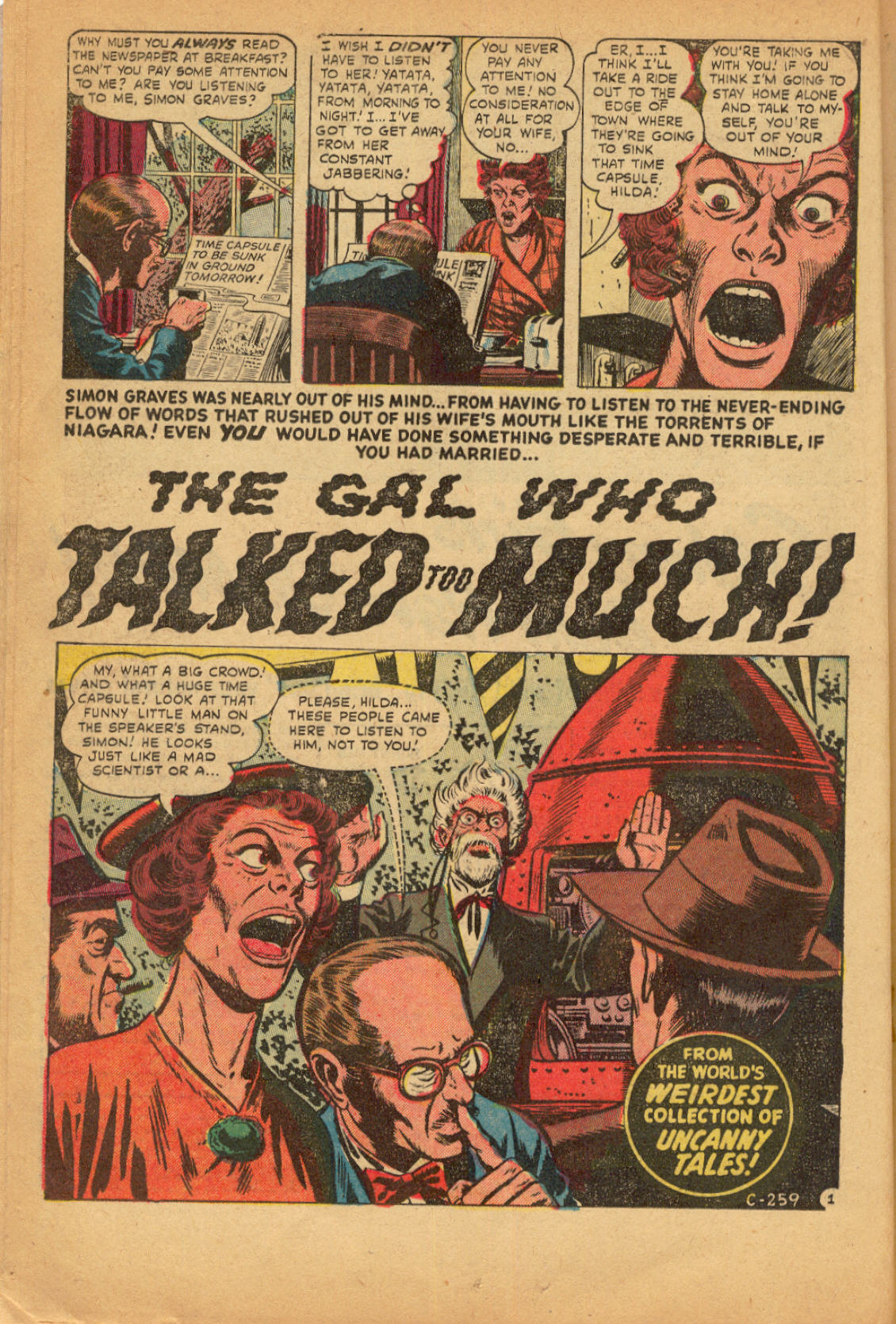 Read online Uncanny Tales comic -  Issue #7 - 18