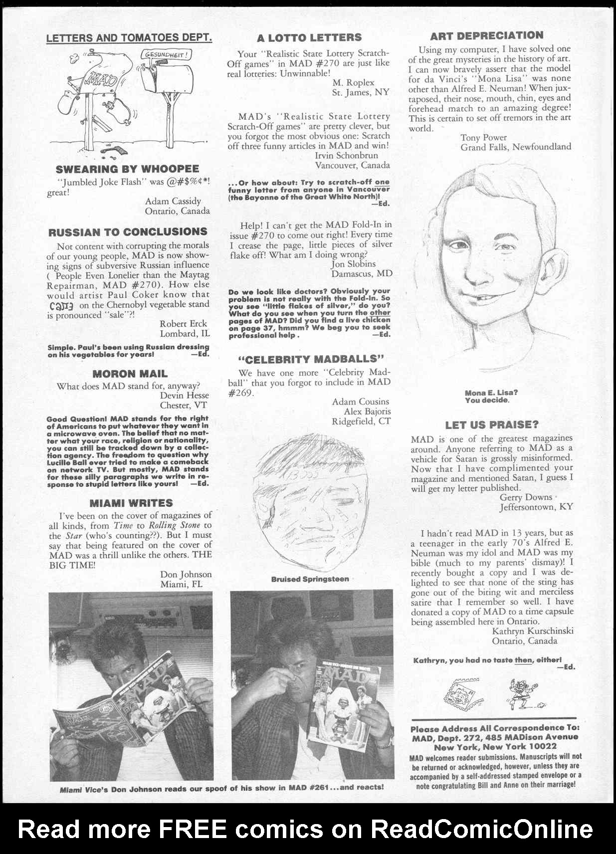 Read online MAD comic -  Issue #272 - 4