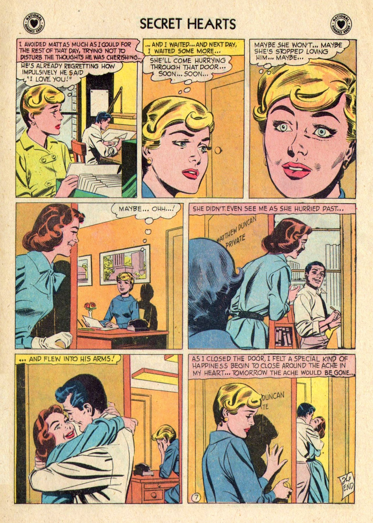 Read online Secret Hearts comic -  Issue #50 - 9