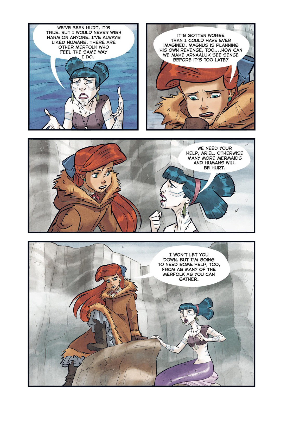 Read online Ariel and the Curse of the Sea Witches comic -  Issue # TPB - 78