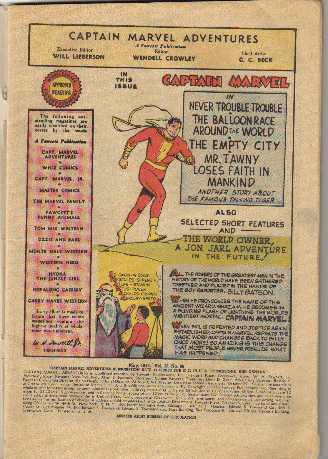 Read online Captain Marvel Adventures comic -  Issue #96 - 3
