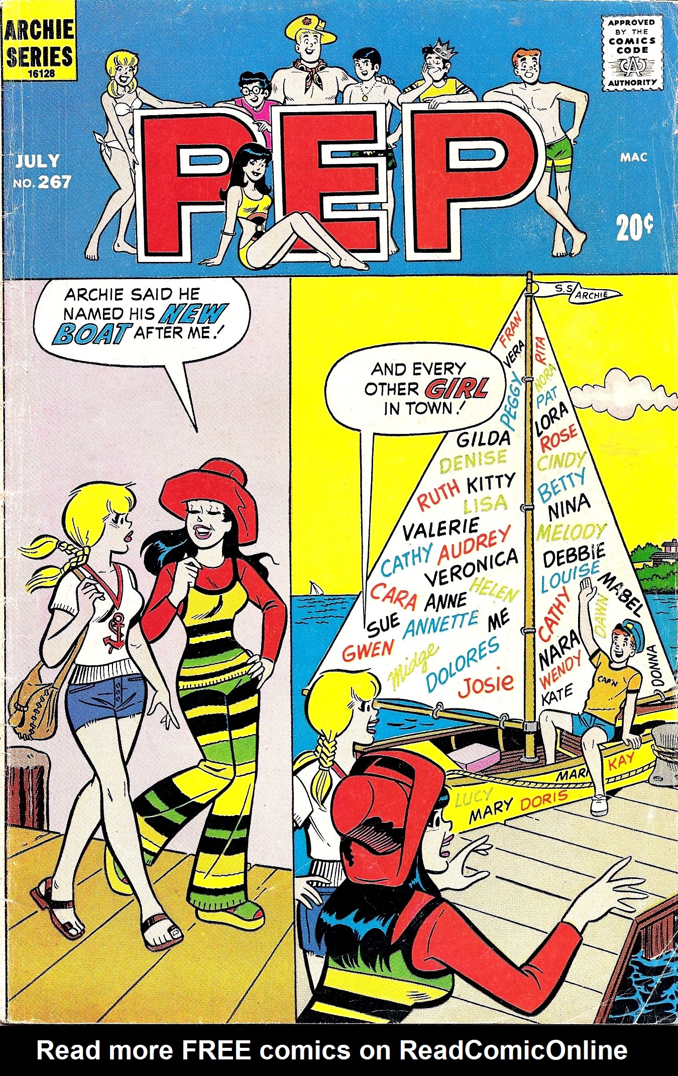 Read online Pep Comics comic -  Issue #267 - 1