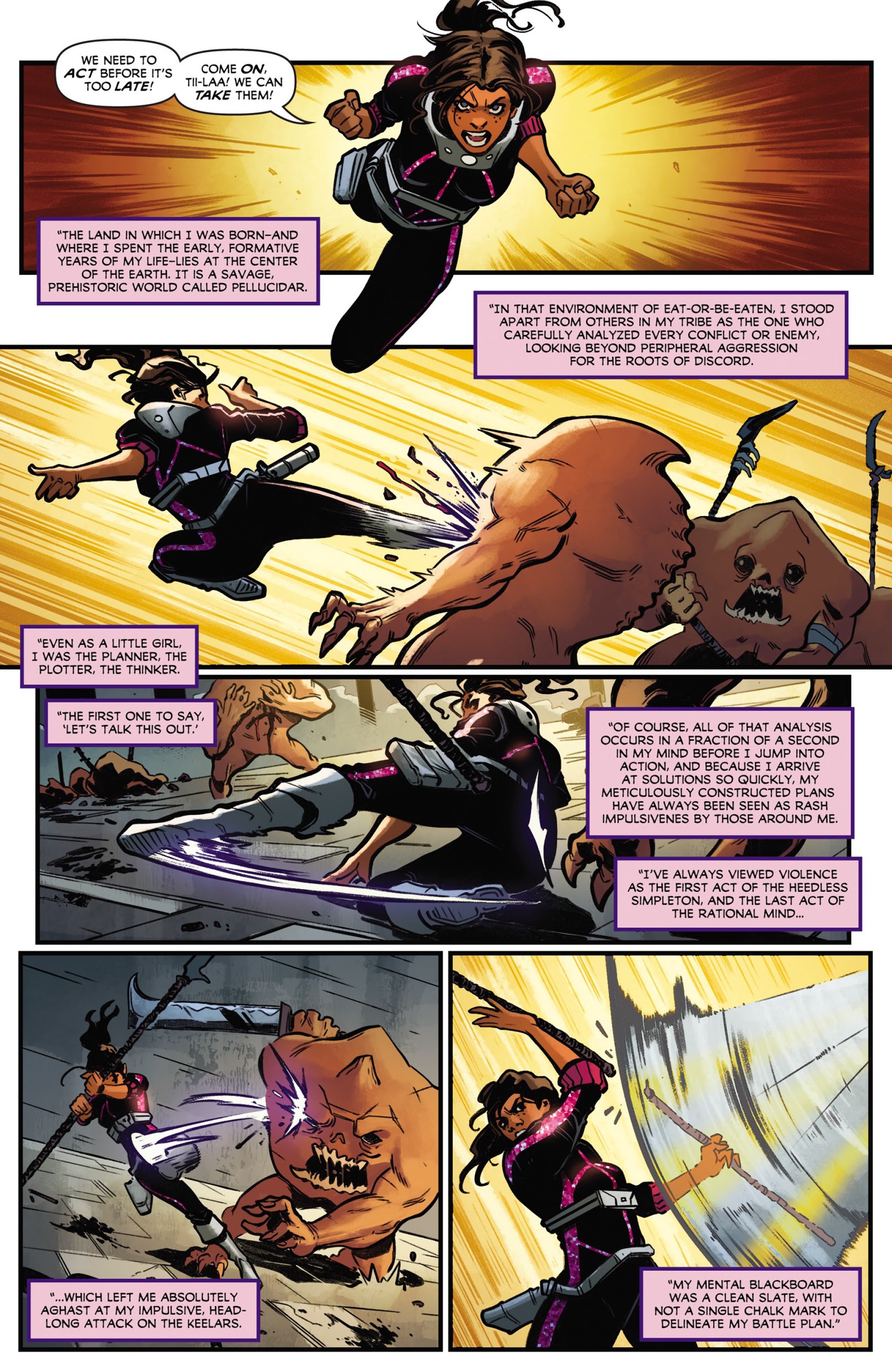 Read online Beyond the Farthest Star: Warriors of Zandar comic -  Issue #3 - 10