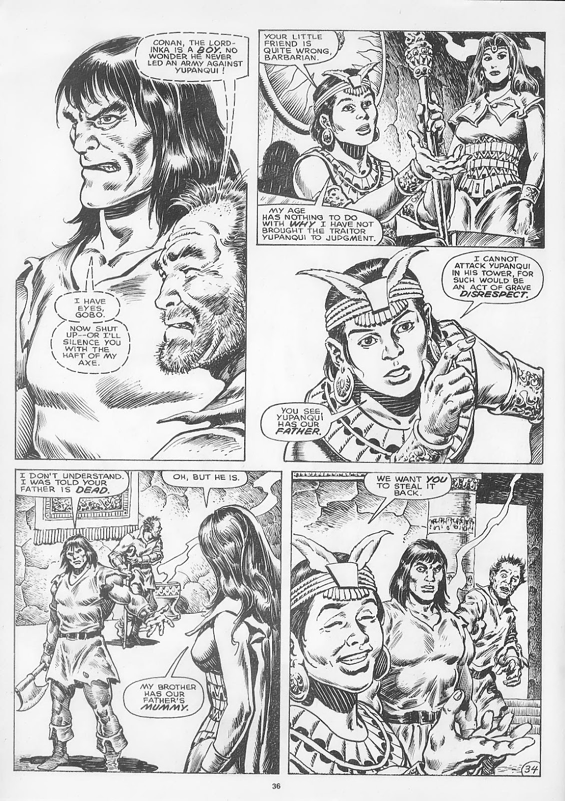 The Savage Sword Of Conan issue 166 - Page 38