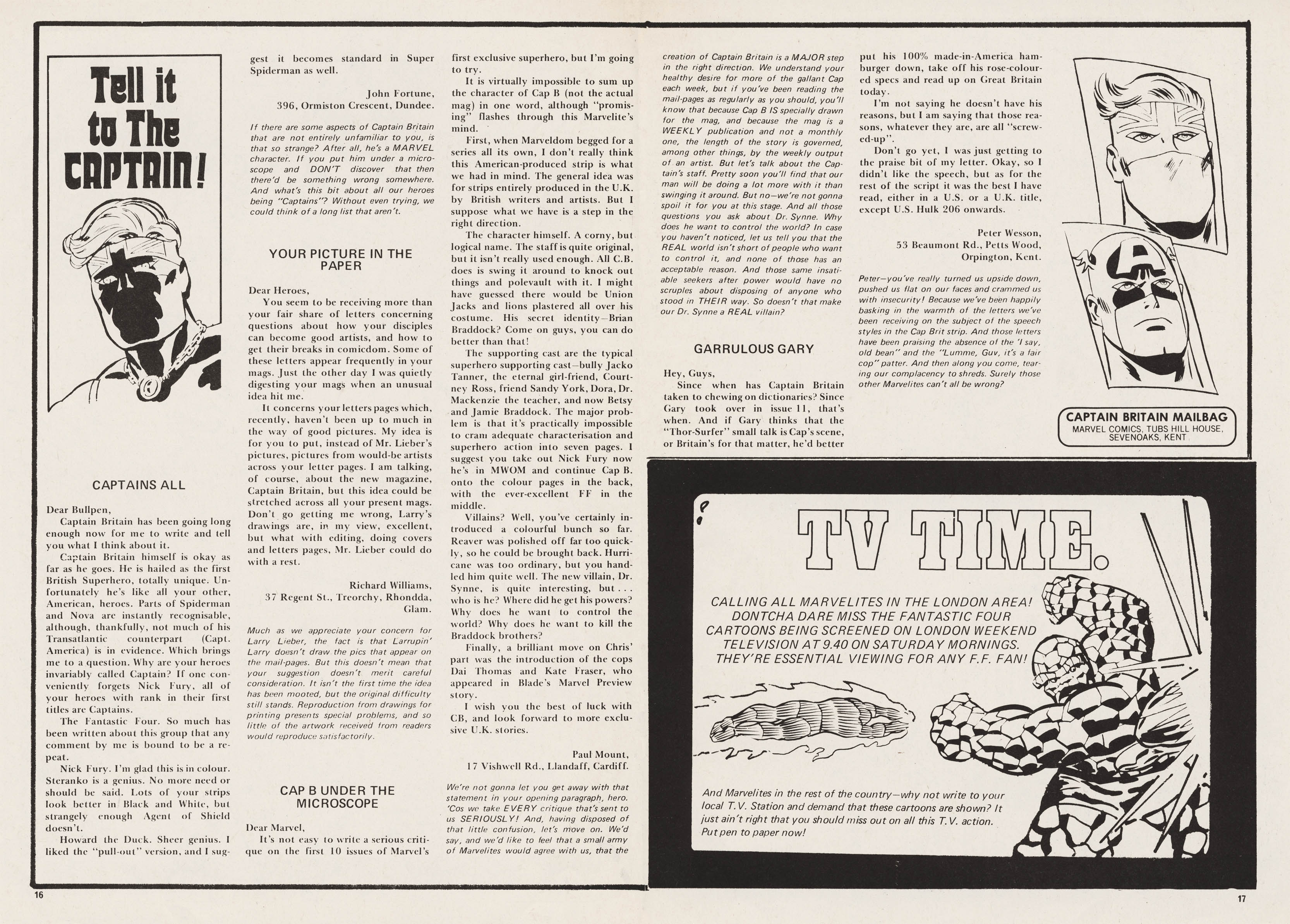 Read online Captain Britain (1976) comic -  Issue #22 - 16