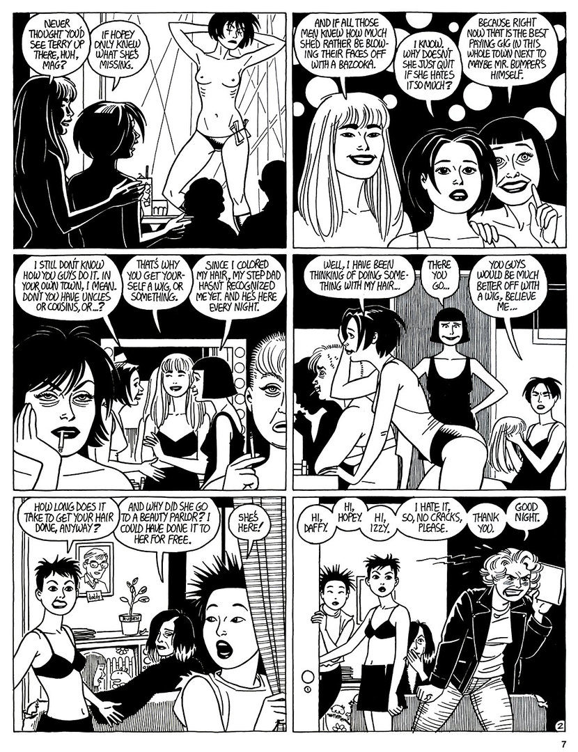 Read online Love and Rockets (1982) comic -  Issue #46 - 9