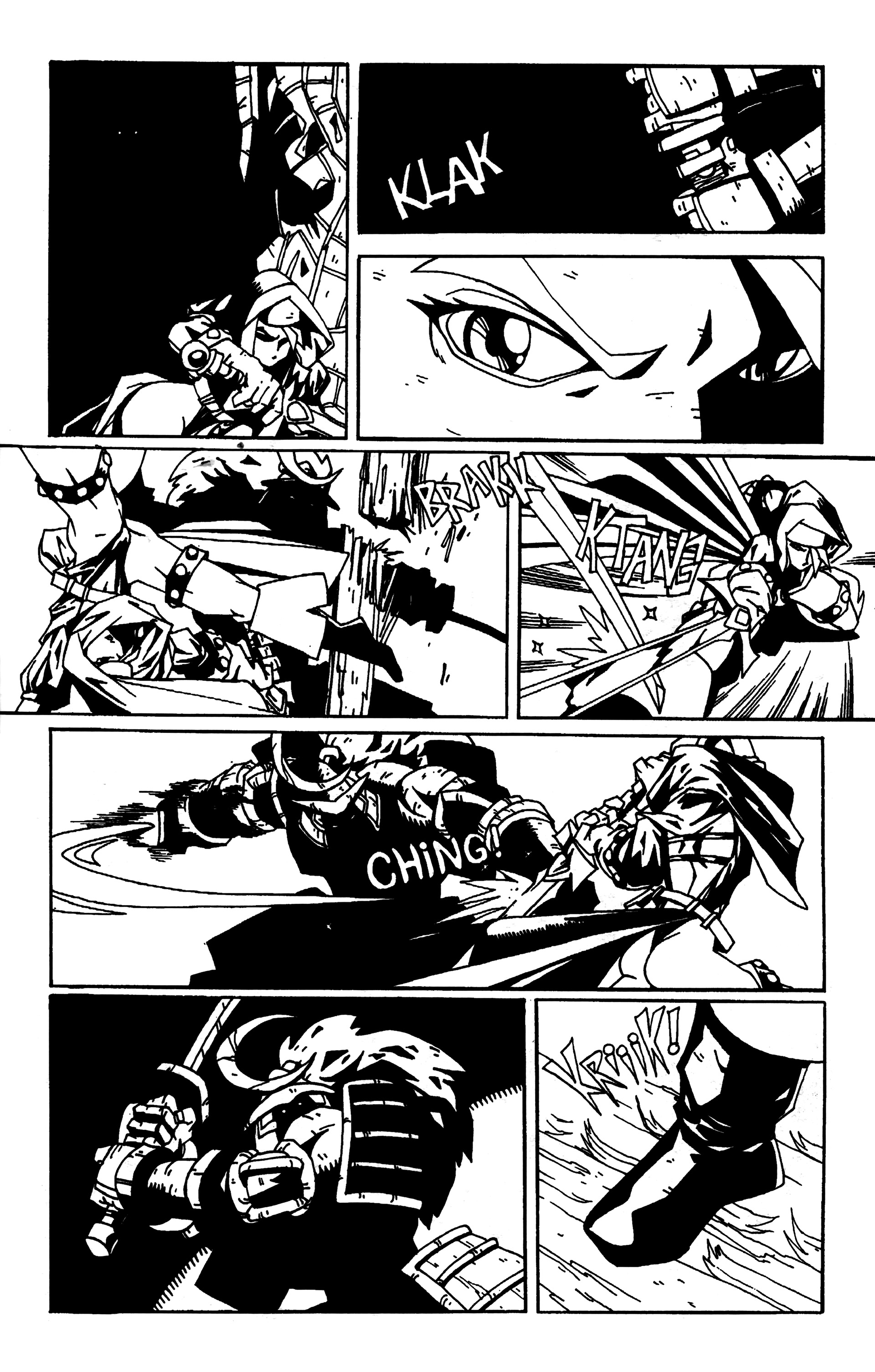 Read online Warrior Nun: Black & White comic -  Issue #21 - 19