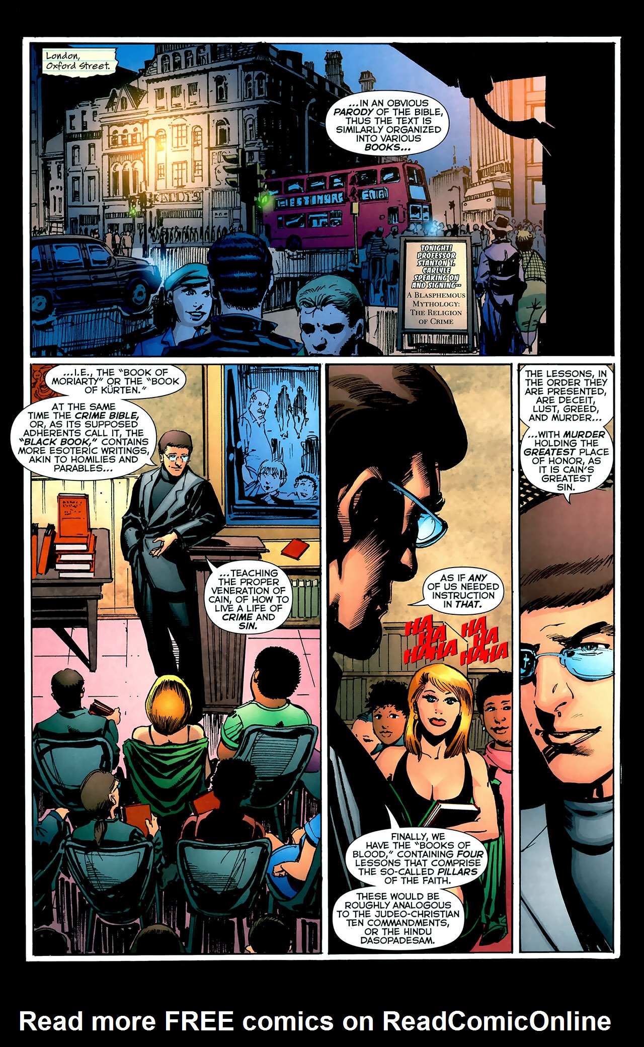 Read online Crime Bible: The Five Lessons of Blood comic -  Issue #1 - 6