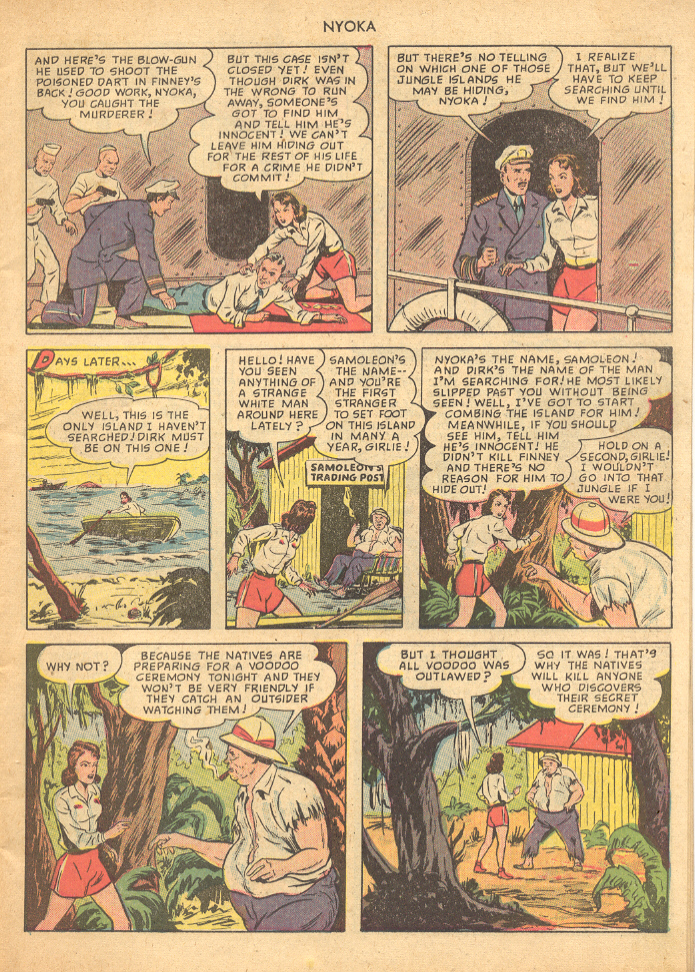 Read online Nyoka the Jungle Girl (1945) comic -  Issue #39 - 7