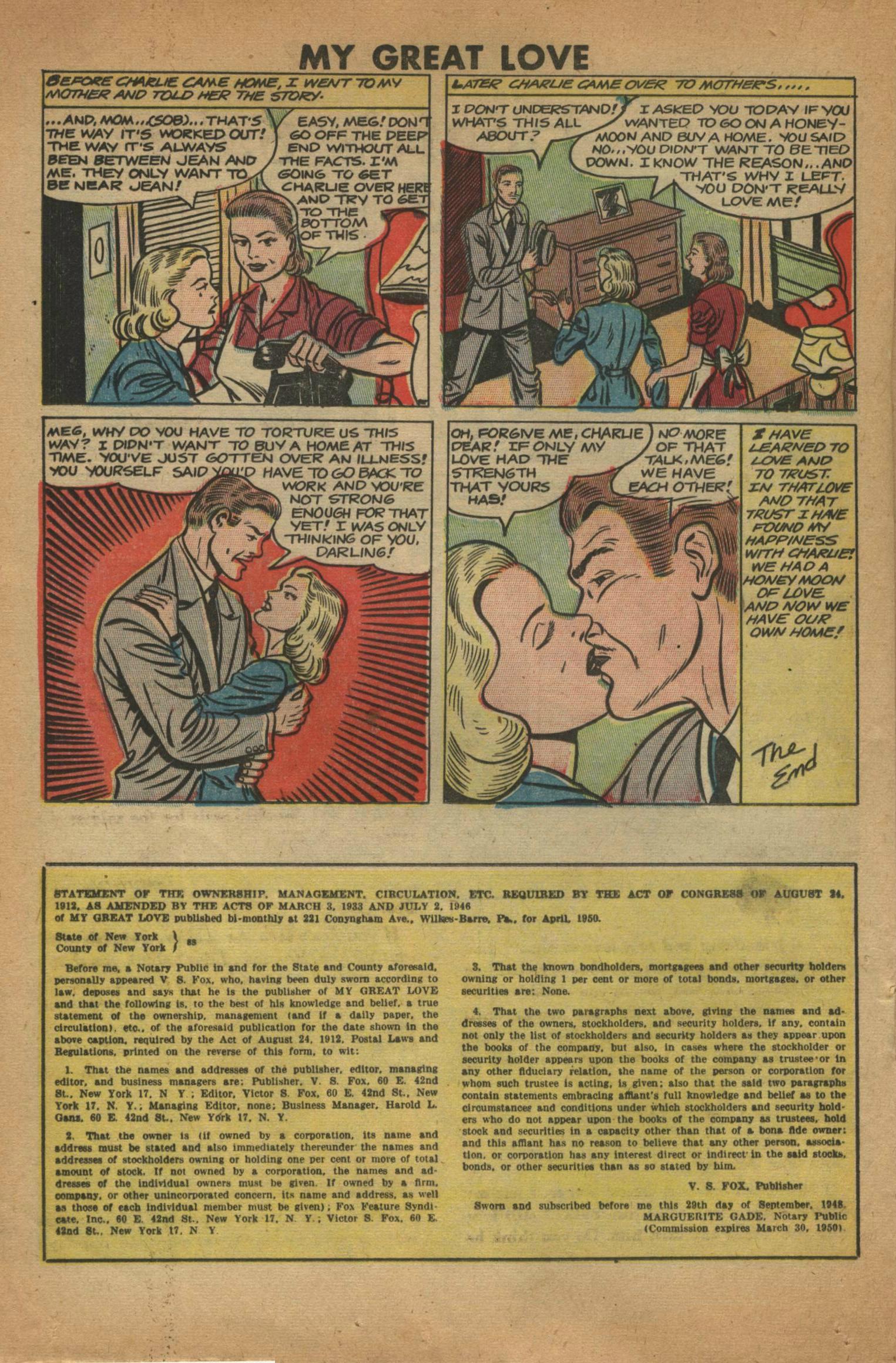 Read online My Great Love comic -  Issue #4 - 20