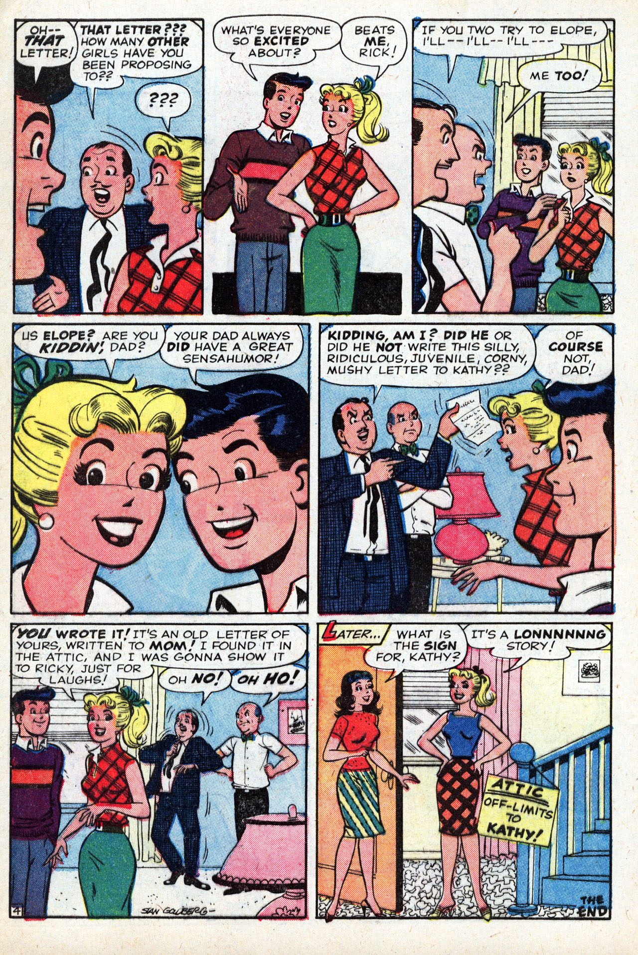 Read online Kathy (1959) comic -  Issue #5 - 32