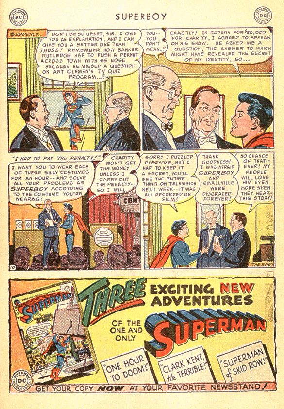 Read online Superboy (1949) comic -  Issue #33 - 33