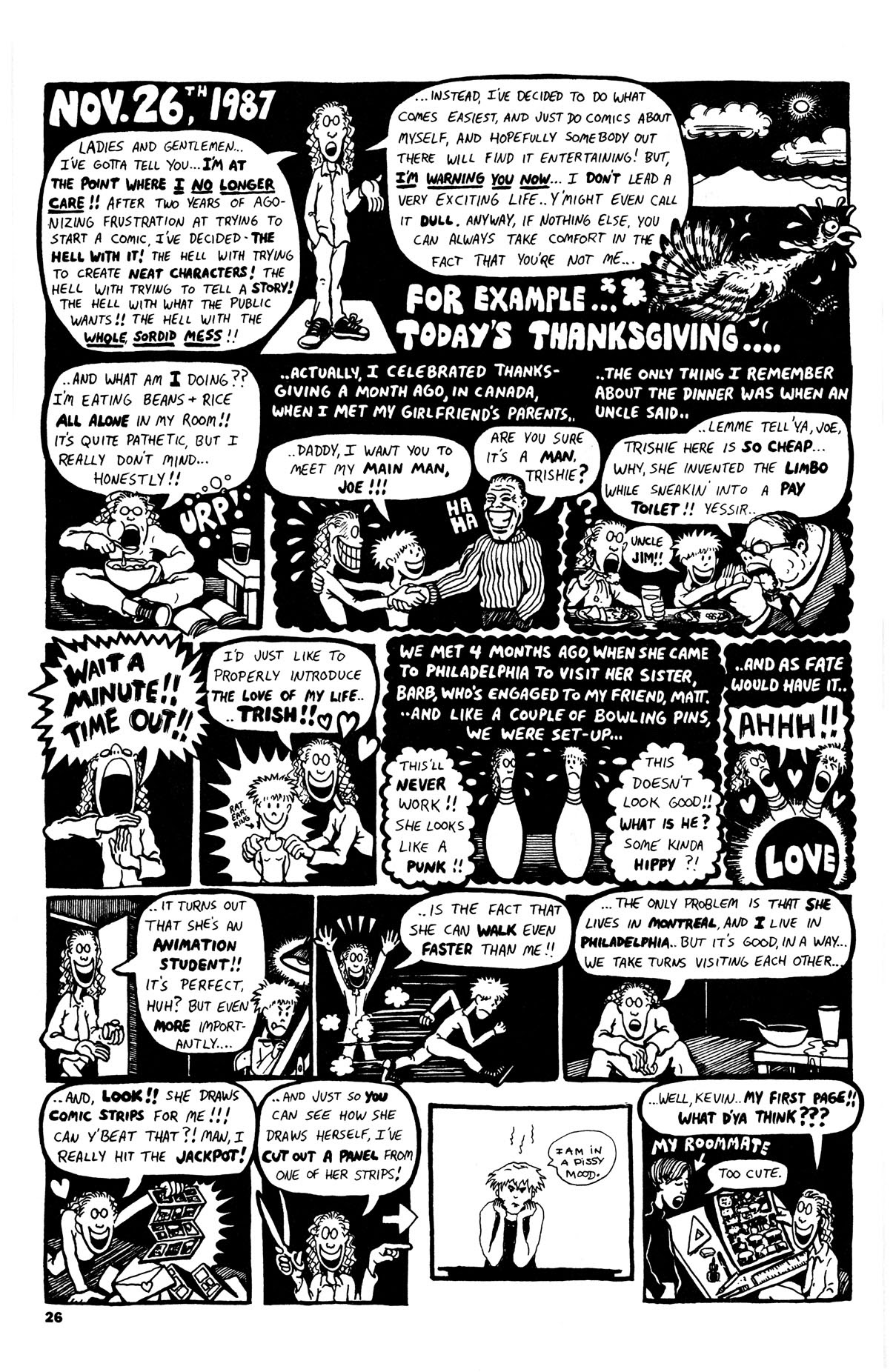 Read online Peepshow: The Cartoon Diary of Joe Matt comic -  Issue # Full - 7