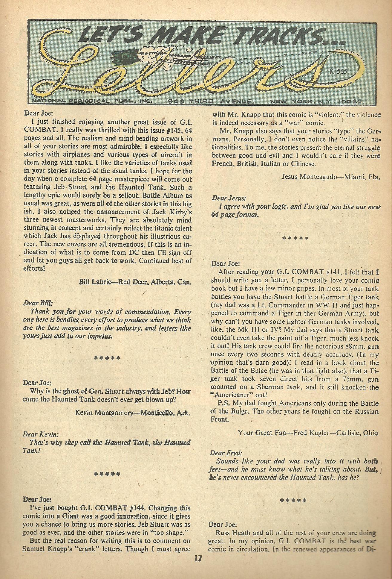 Read online G.I. Combat (1952) comic -  Issue #147 - 16