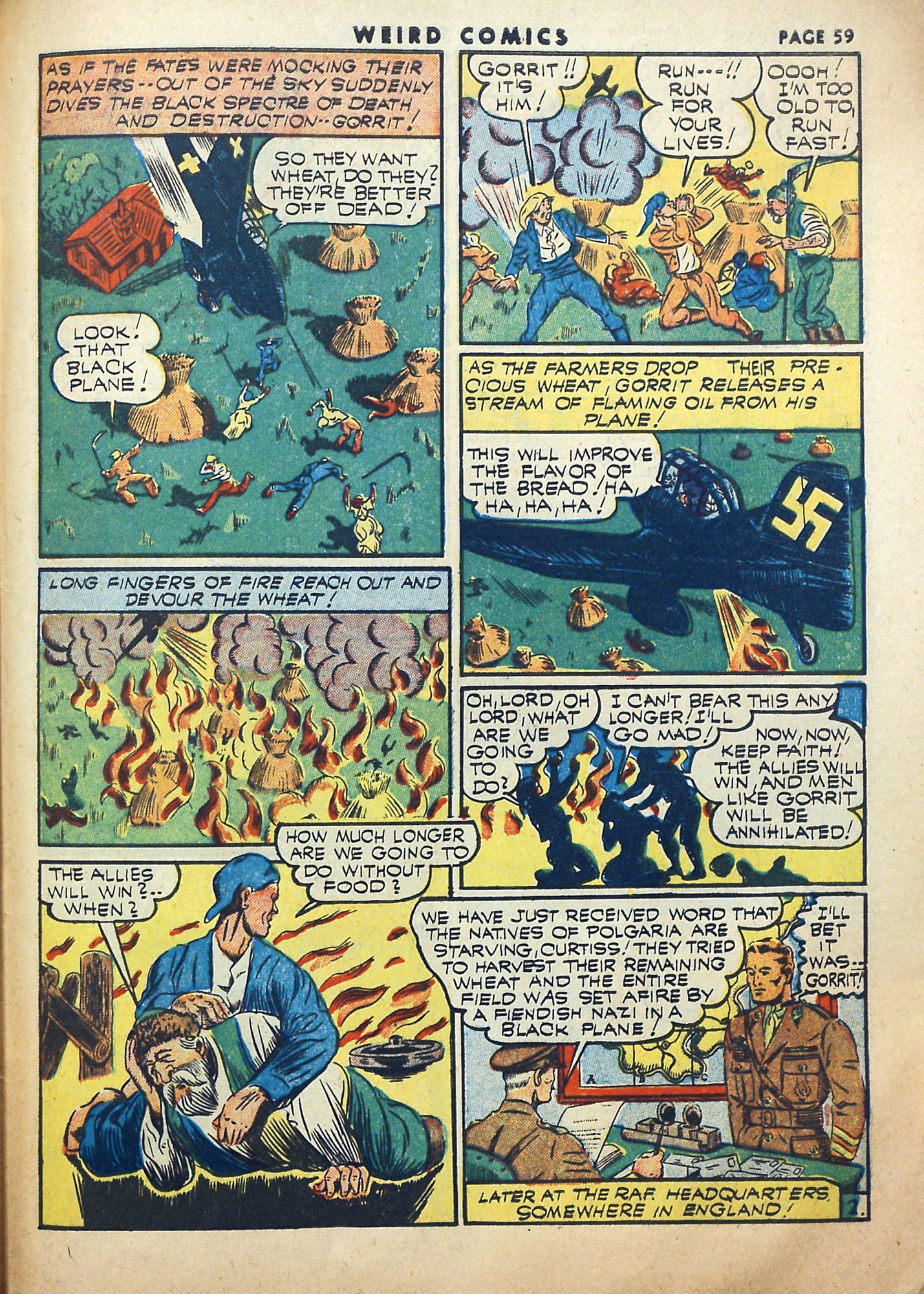 Read online Weird Comics comic -  Issue #20 - 60