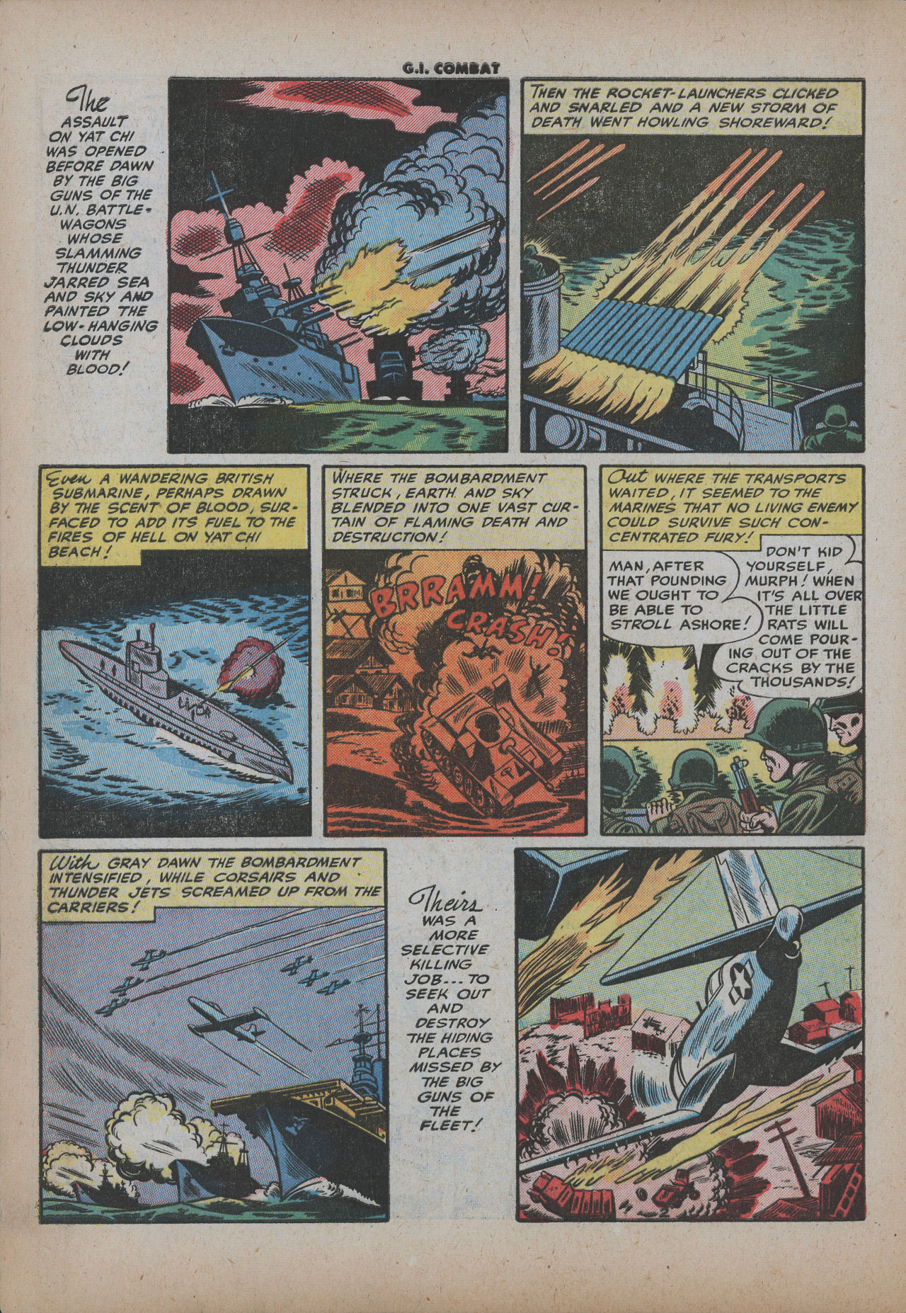 Read online G.I. Combat (1952) comic -  Issue #23 - 4