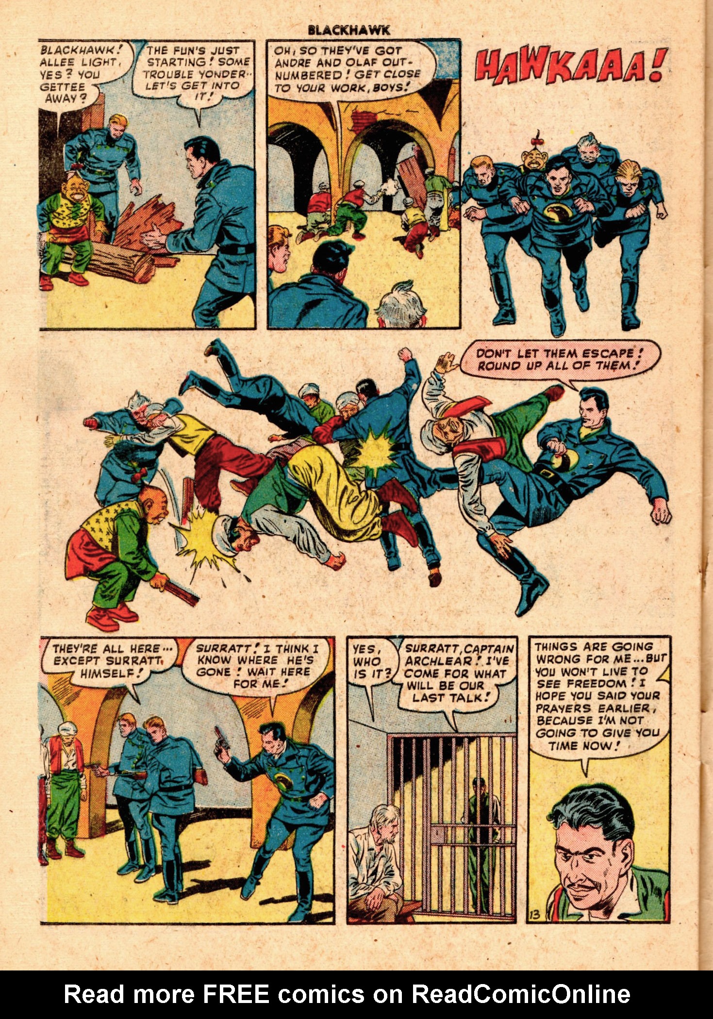 Read online Blackhawk (1957) comic -  Issue #21 - 48