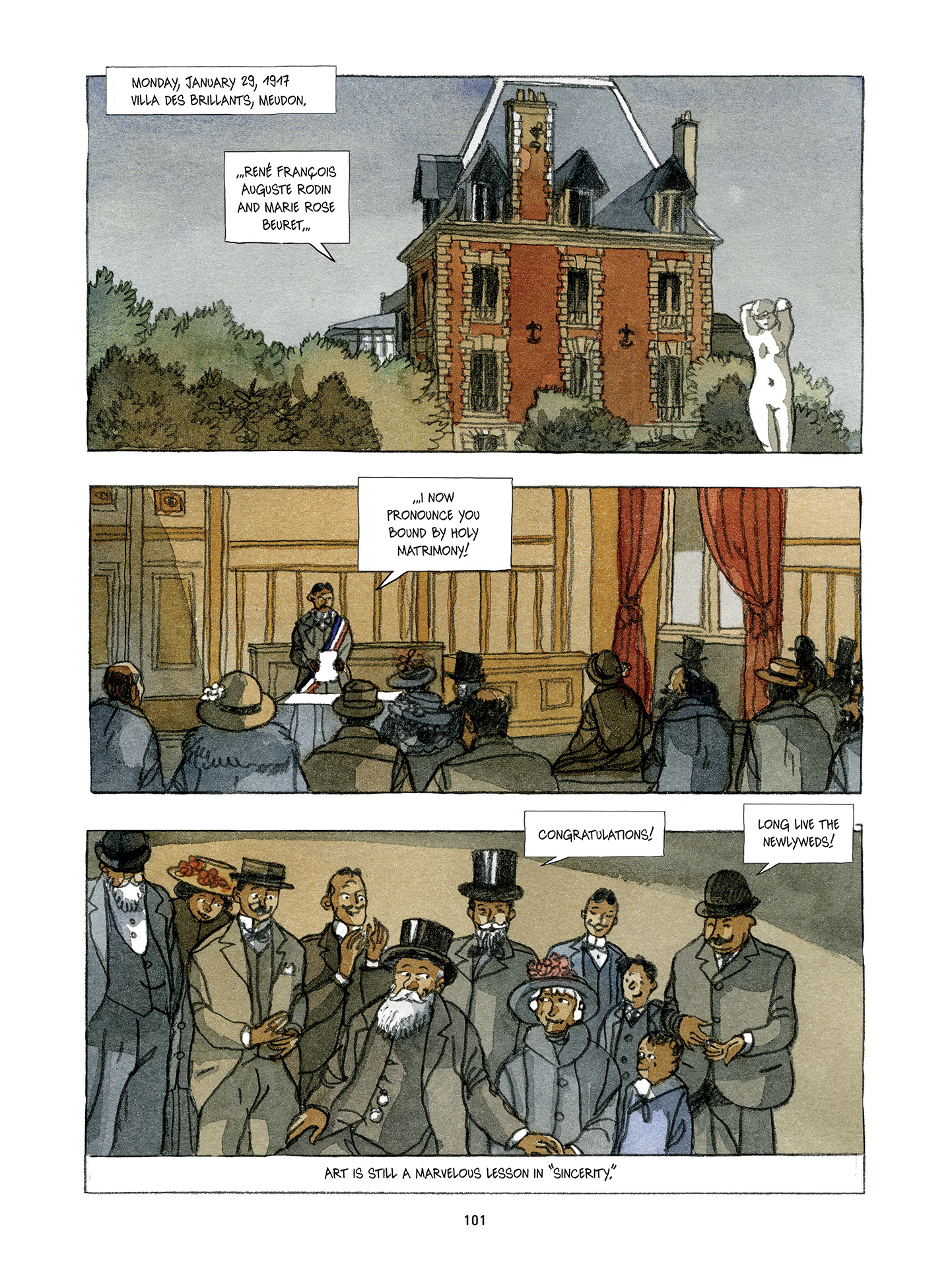 Read online Rodin: Fugit Amor, An Intimate Portrait comic -  Issue # TPB - 102