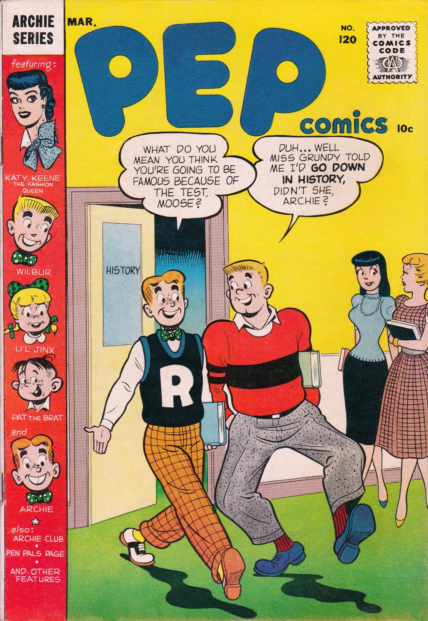 Read online Pep Comics comic -  Issue #120 - 1