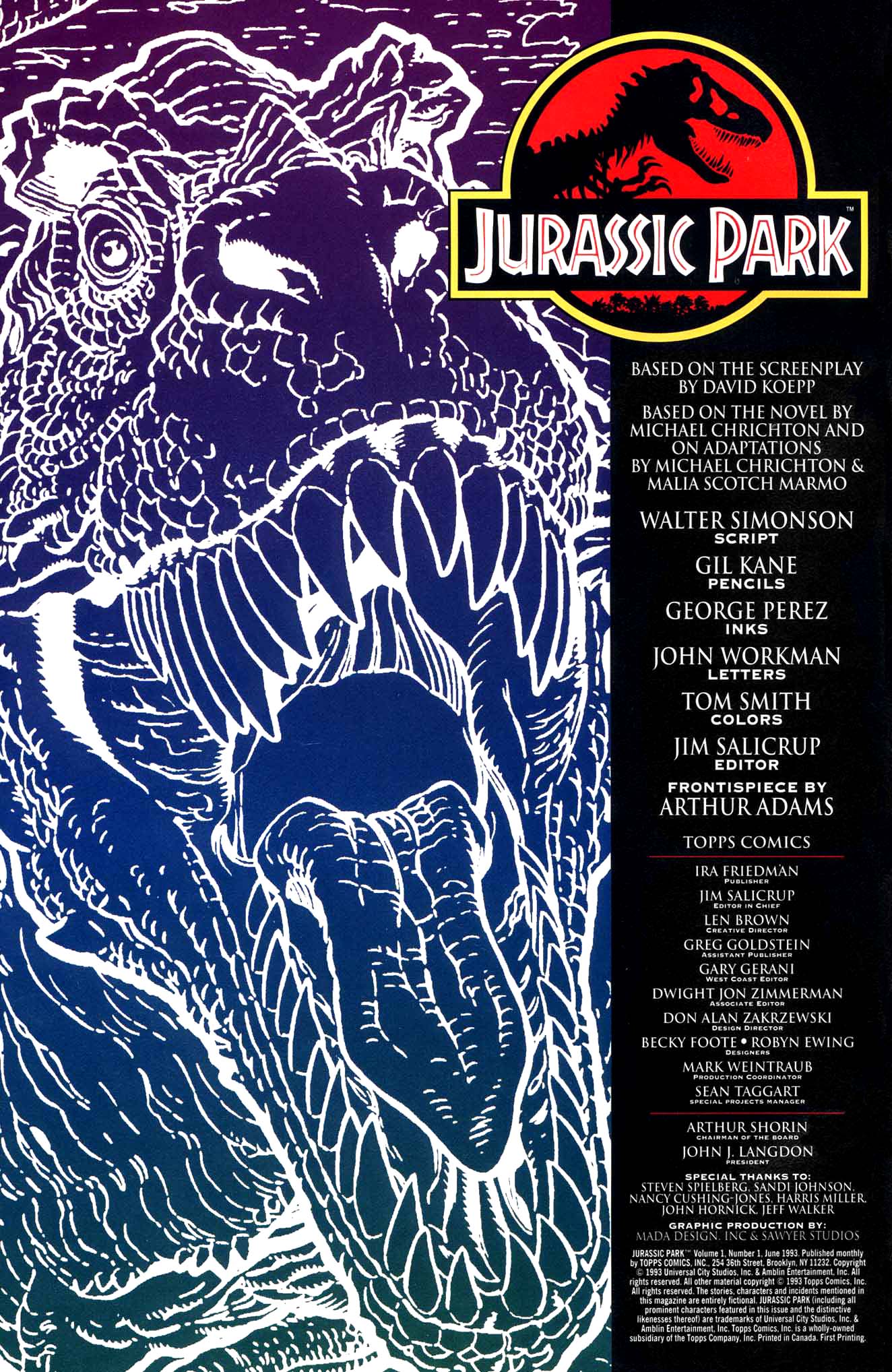 Read online Jurassic Park (1993) comic -  Issue #1 - 3