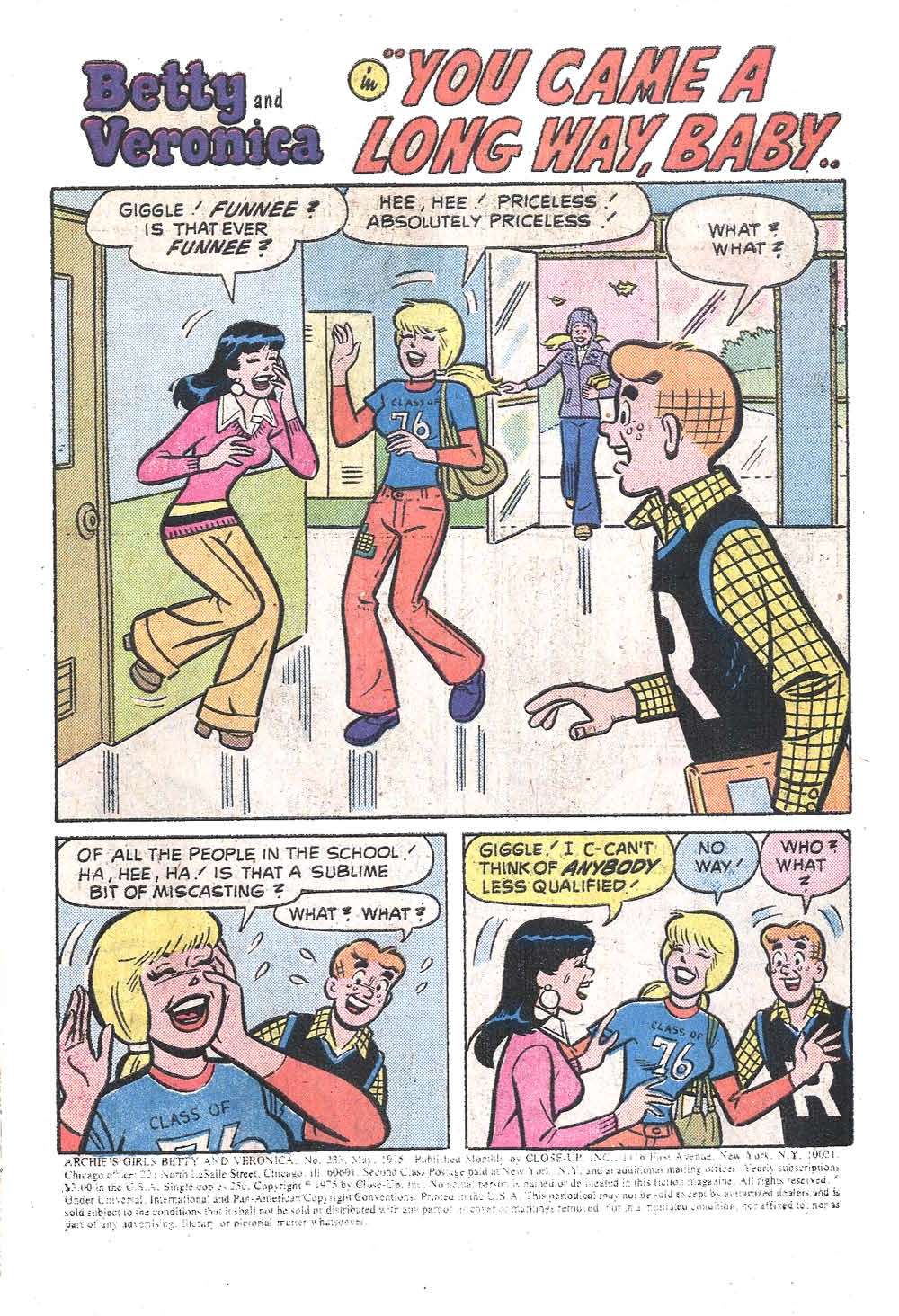 Read online Archie's Girls Betty and Veronica comic -  Issue #233 - 3