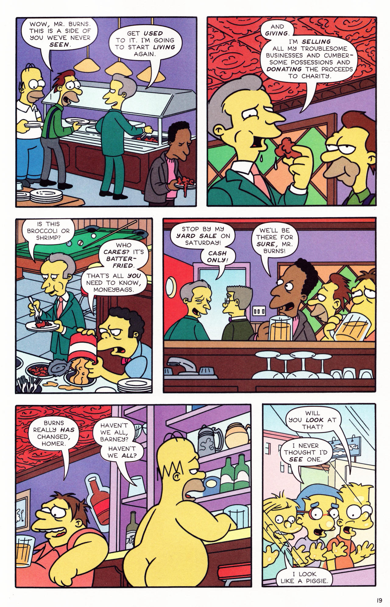 Read online Simpsons Comics comic -  Issue #132 - 17