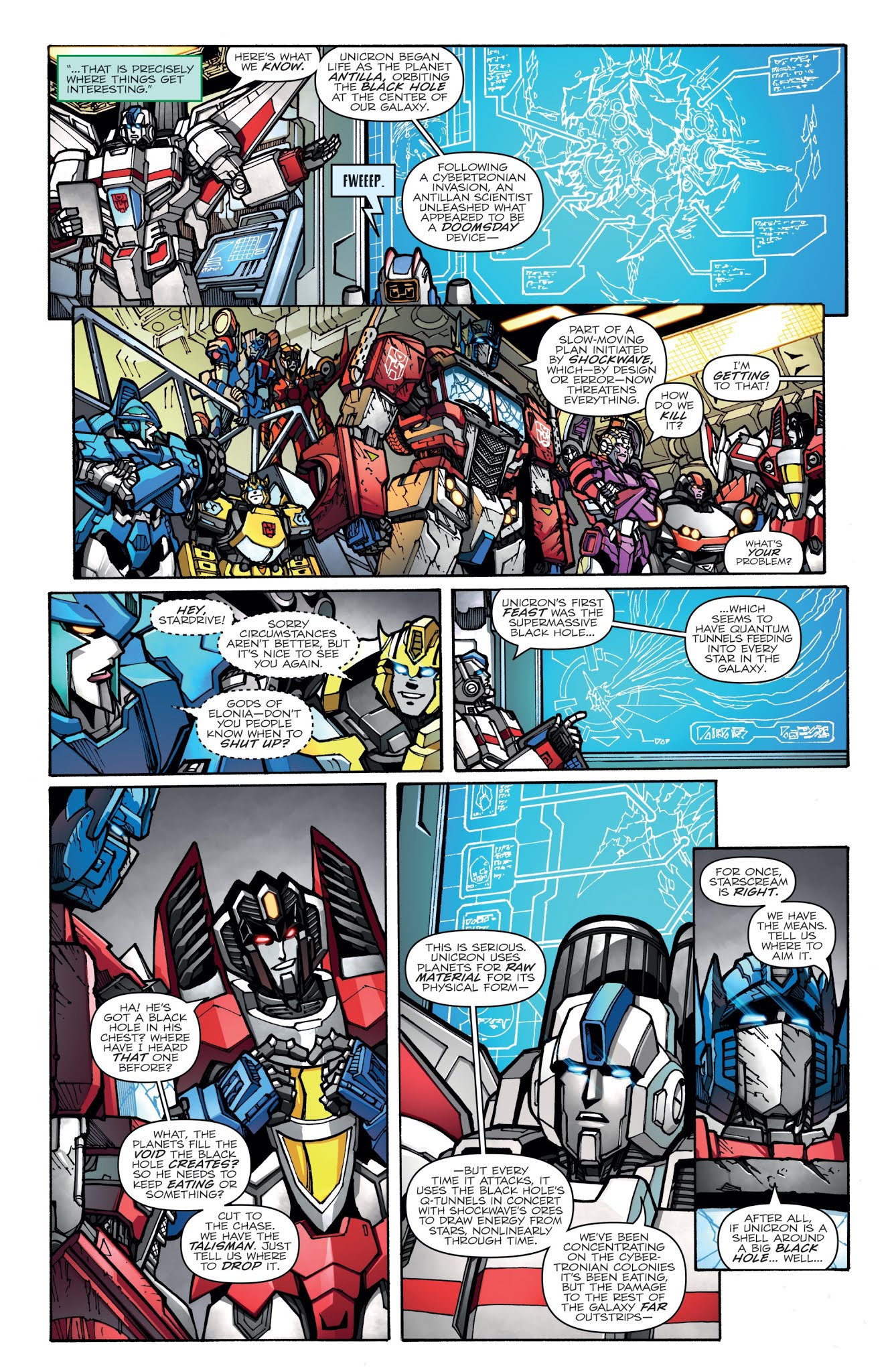 Read online Transformers: Unicron comic -  Issue #5 - 11