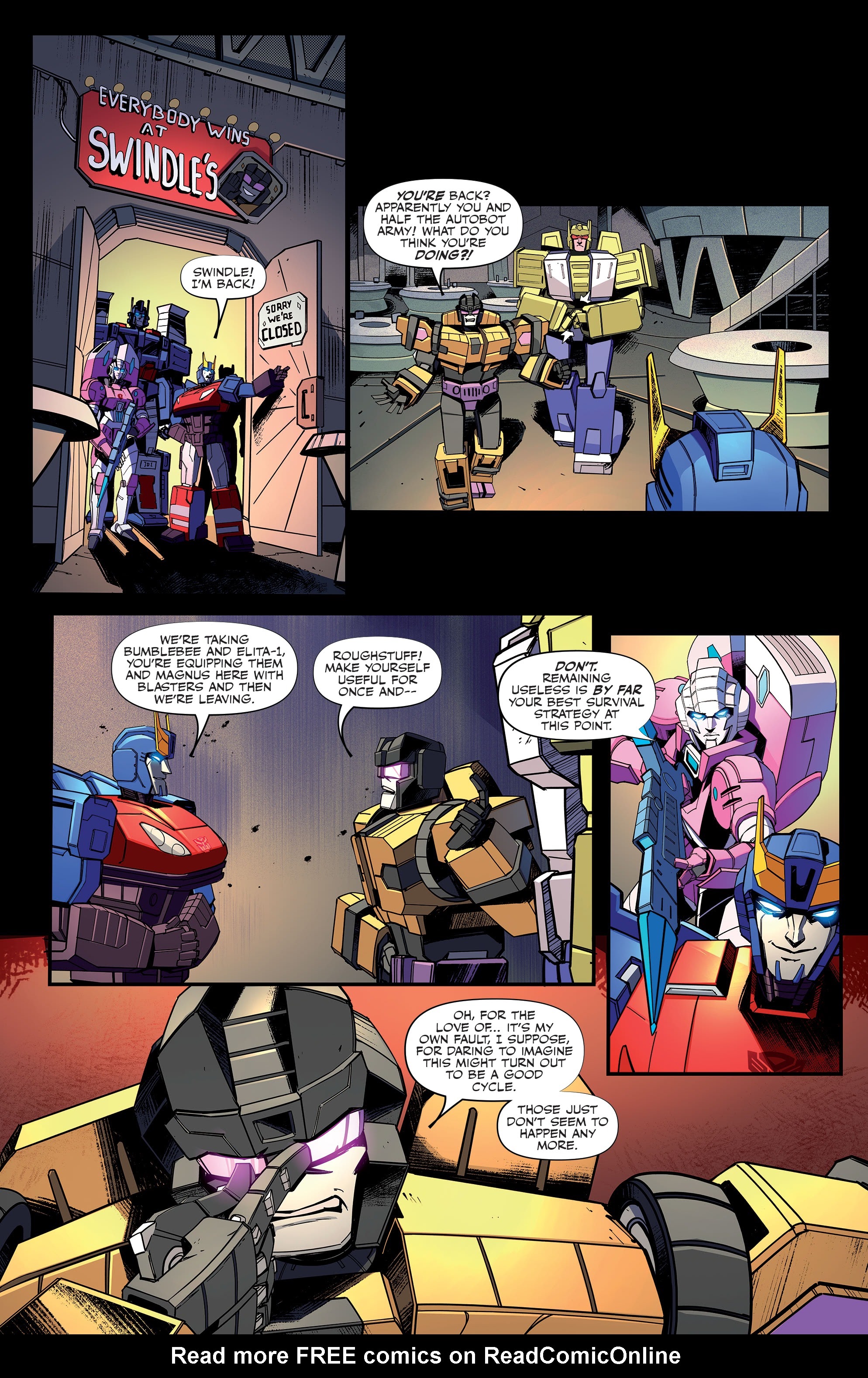 Read online Transformers (2019) comic -  Issue #38 - 23