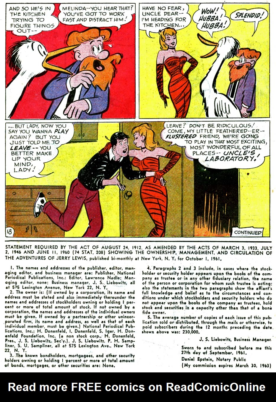 Read online The Adventures of Jerry Lewis comic -  Issue #69 - 22