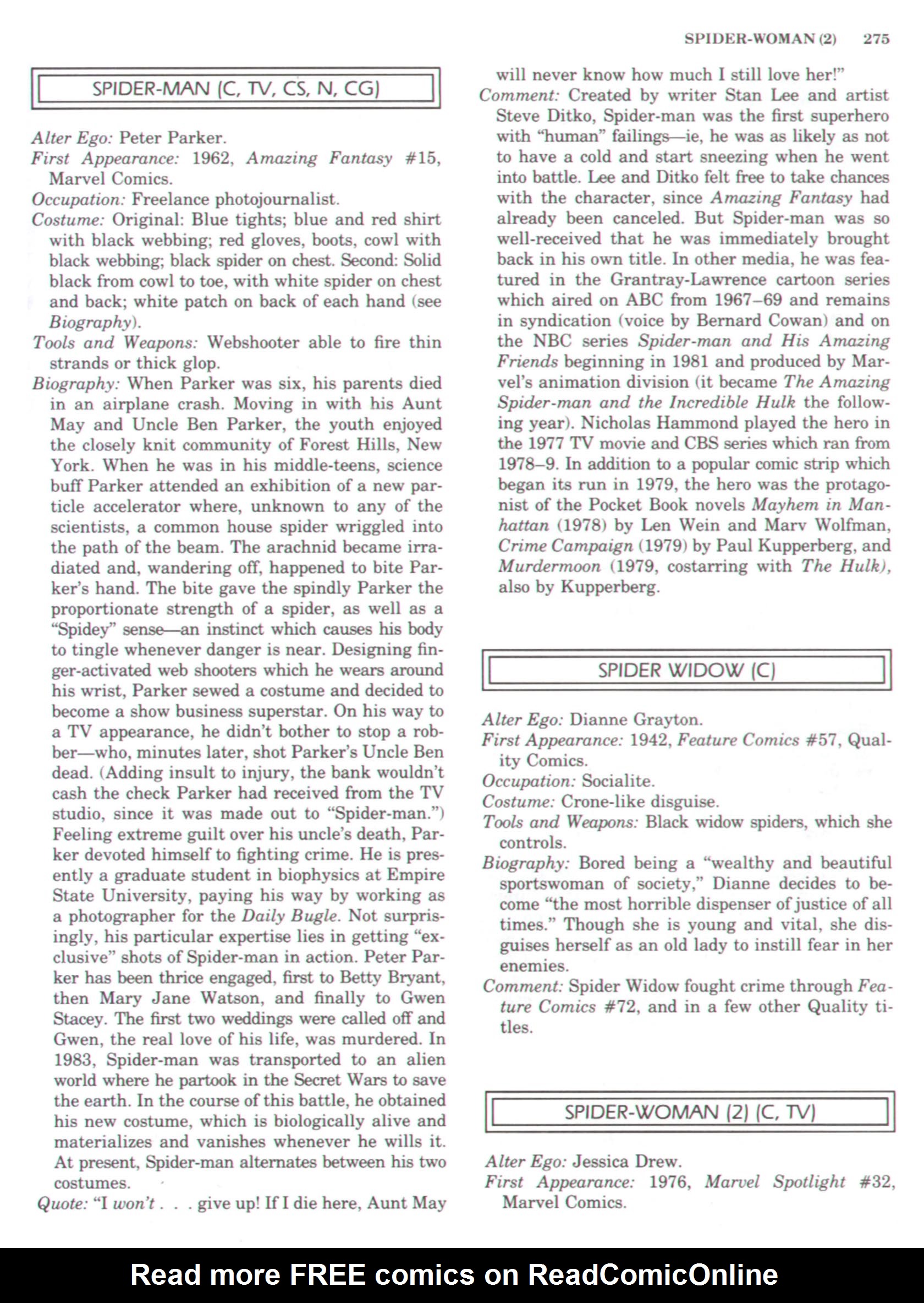 Read online The Encyclopedia of Superheroes comic -  Issue # TPB (Part 4) - 10