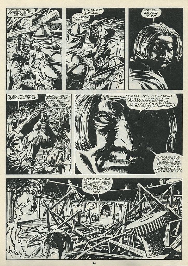 Read online The Savage Sword Of Conan comic -  Issue #185 - 26