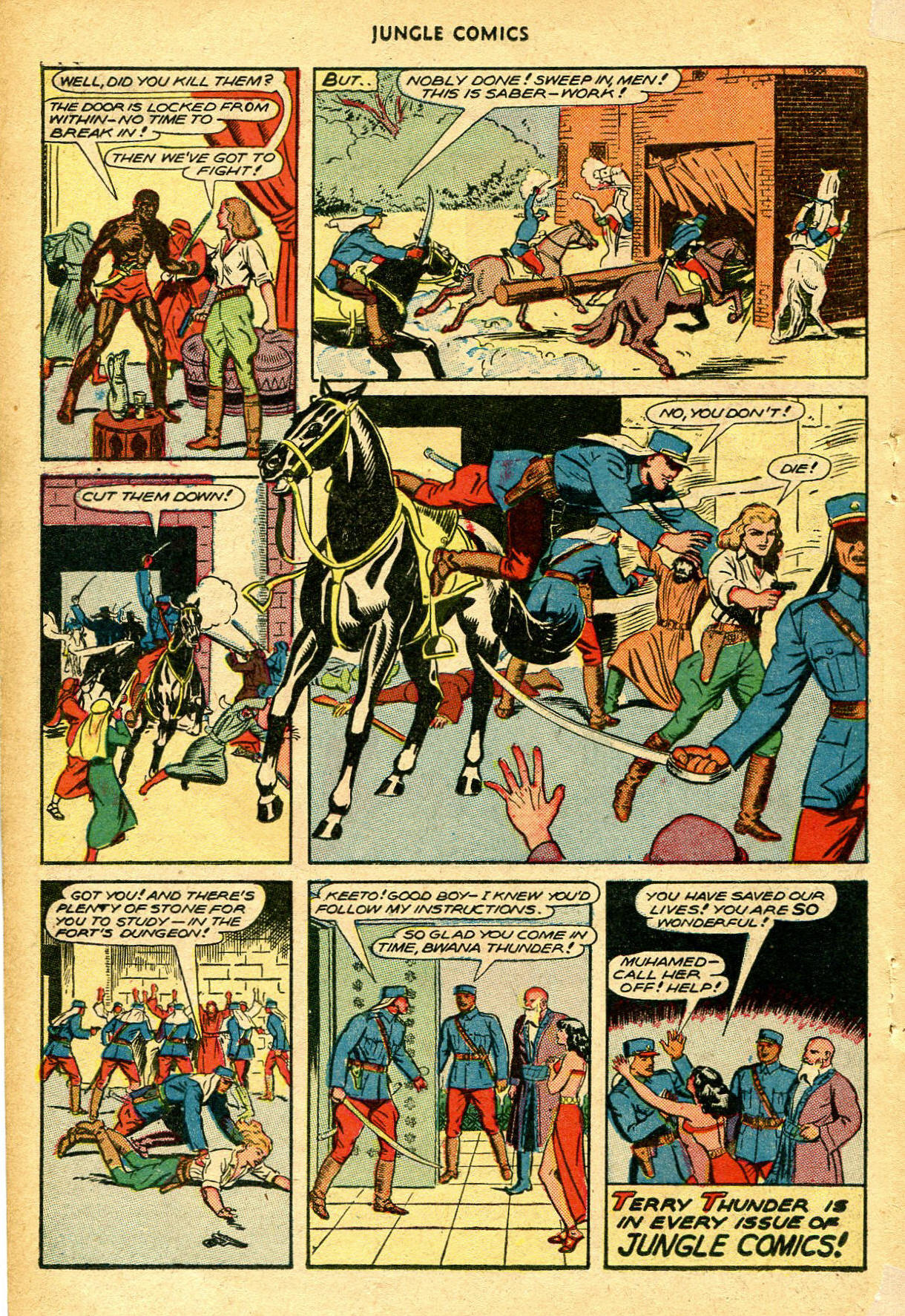 Read online Jungle Comics comic -  Issue #76 - 33