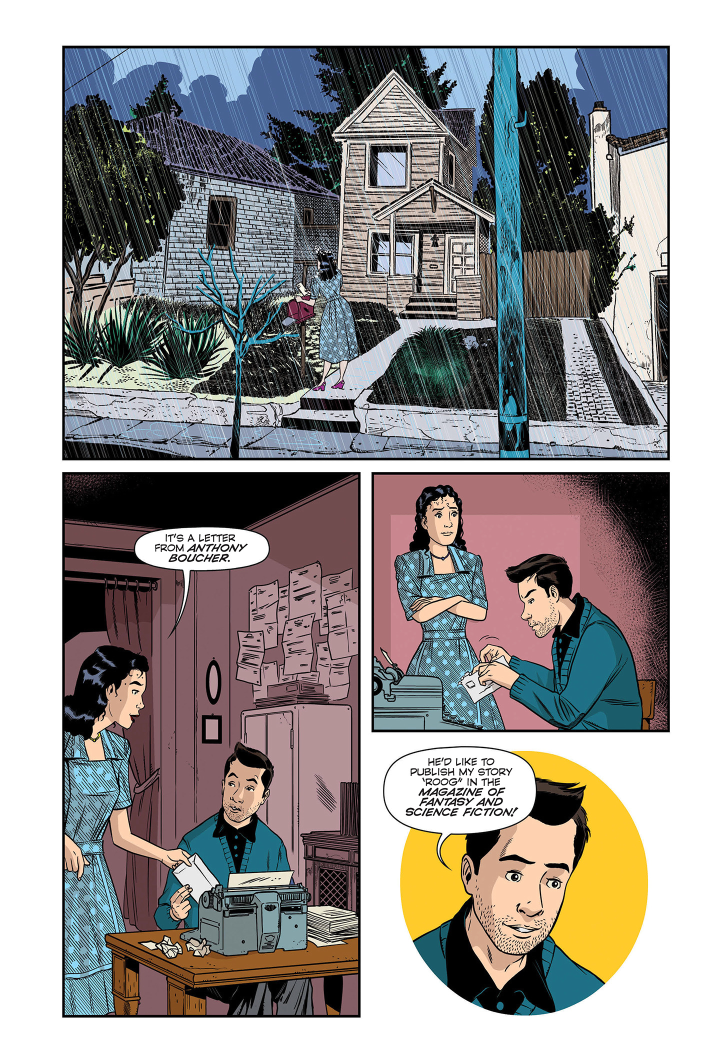 Read online Philip K. Dick: A Comics Biography comic -  Issue # TPB - 35