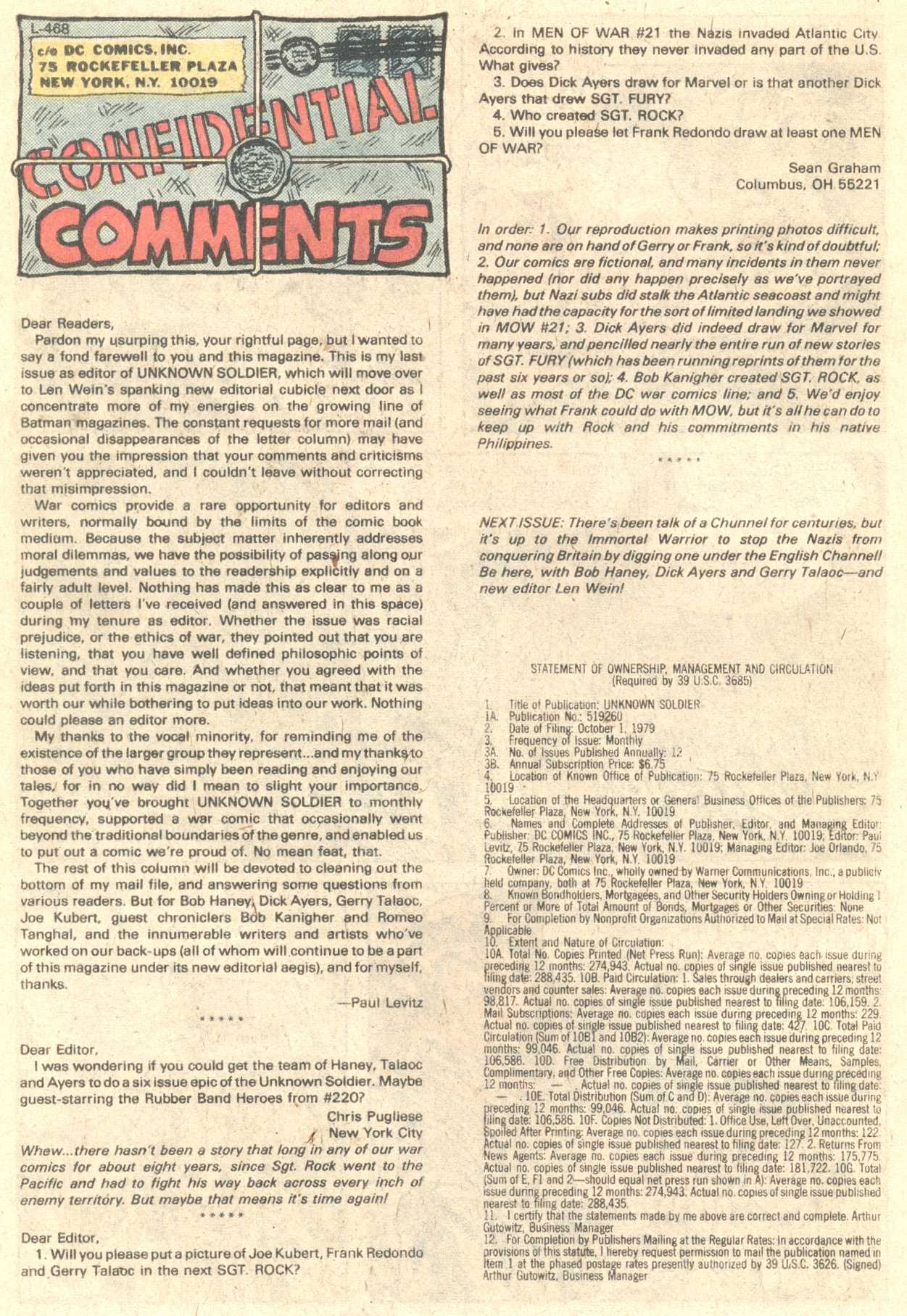 Read online Unknown Soldier (1977) comic -  Issue #238 - 22