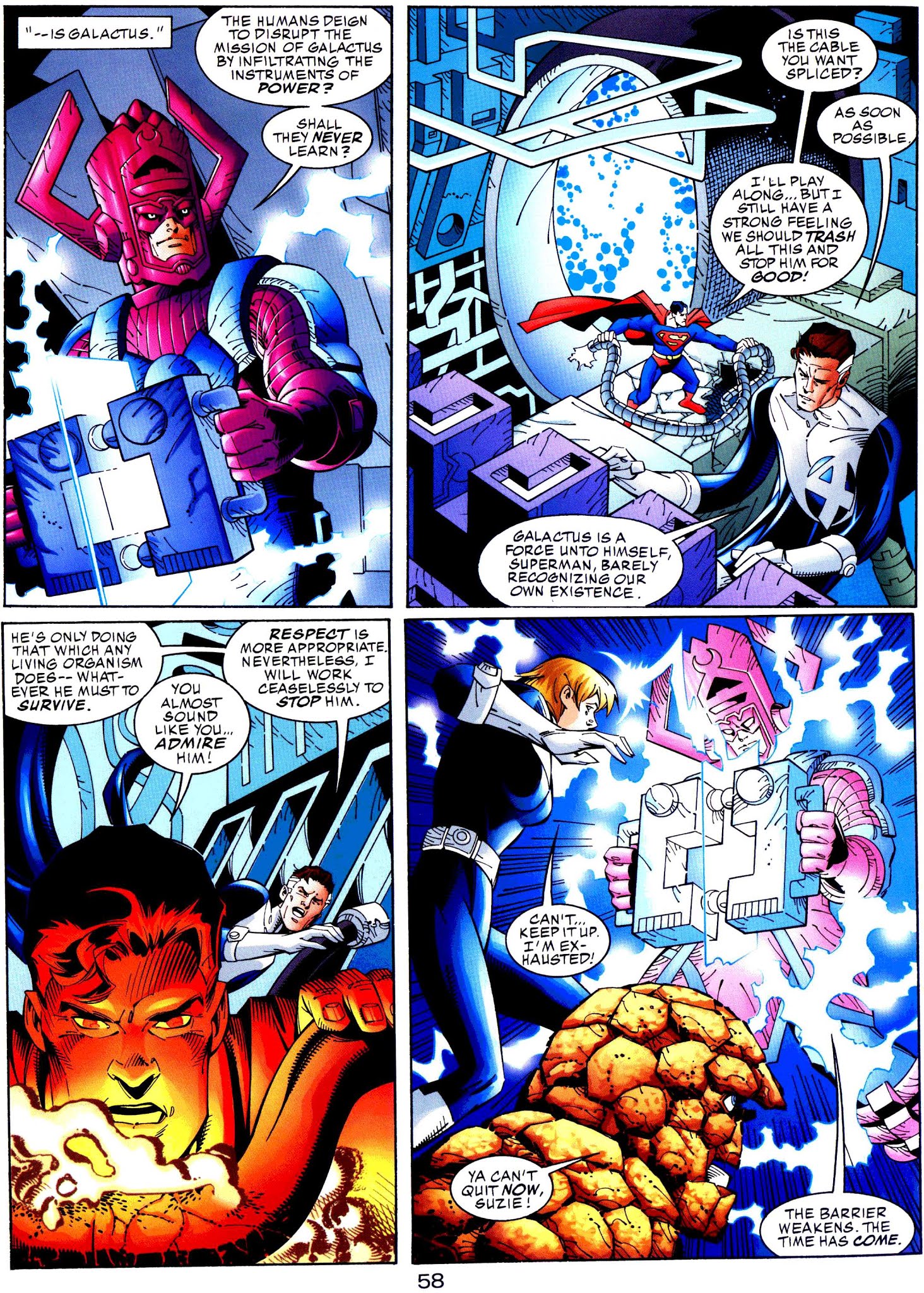 Read online Superman/Fantastic Four comic -  Issue # Full - 50